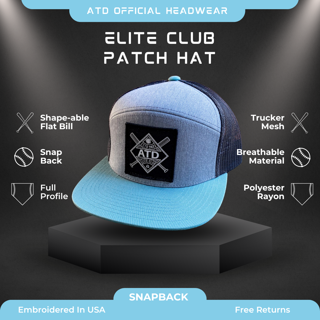 ATD Elite - 7 Panel Patch Hat
