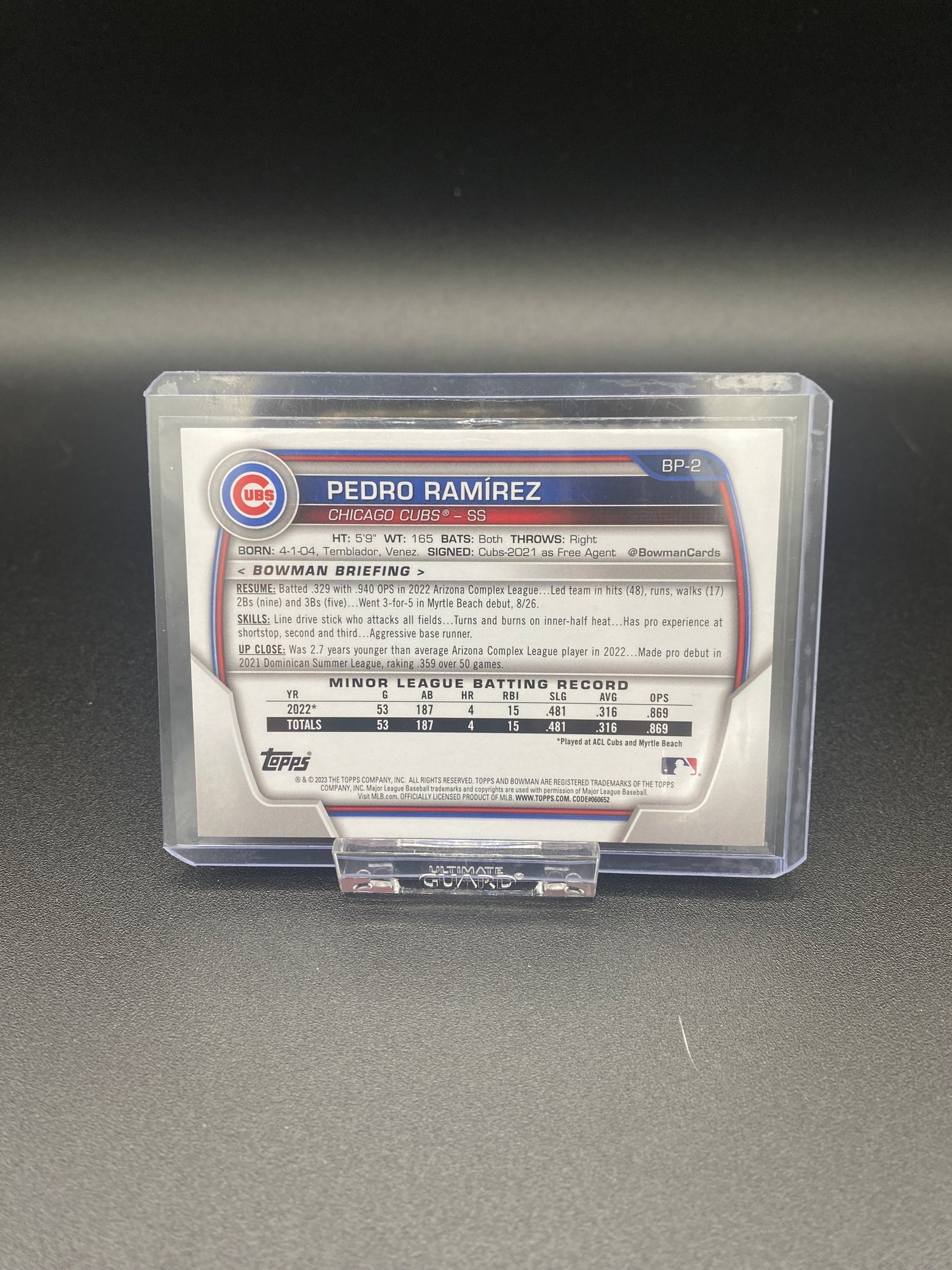 Pedro Ramirez 1st Bowman Gold 49/50