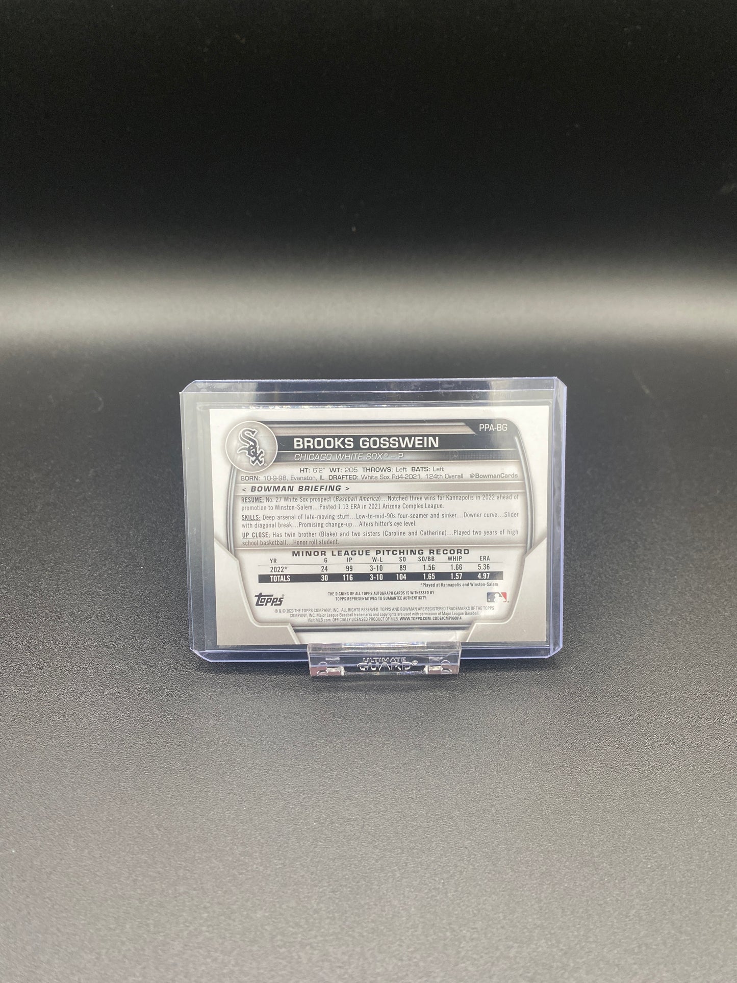 Brooks Gosswein Bowman Green Autograph 90/99