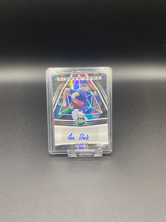 Joe Rock Hidden Gems Autograph