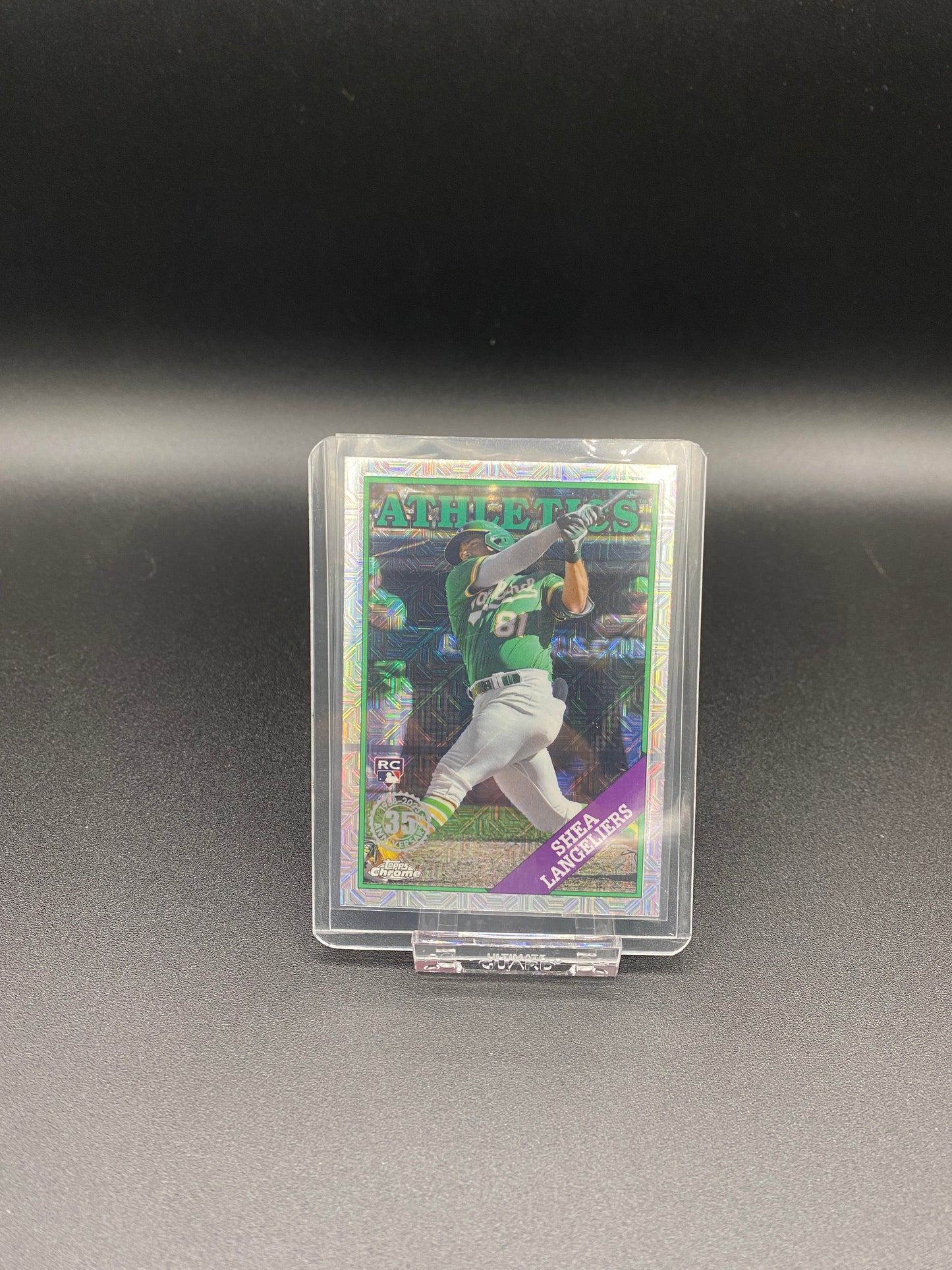 Shea Langeliers Topps Series 2 Chrome Silver Pack Rookie Card