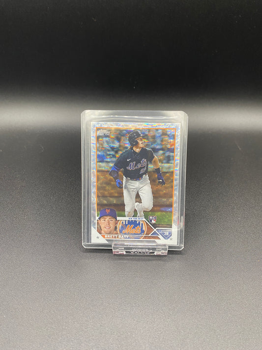 Brett Baty Topps Silver Foil Rookie Card