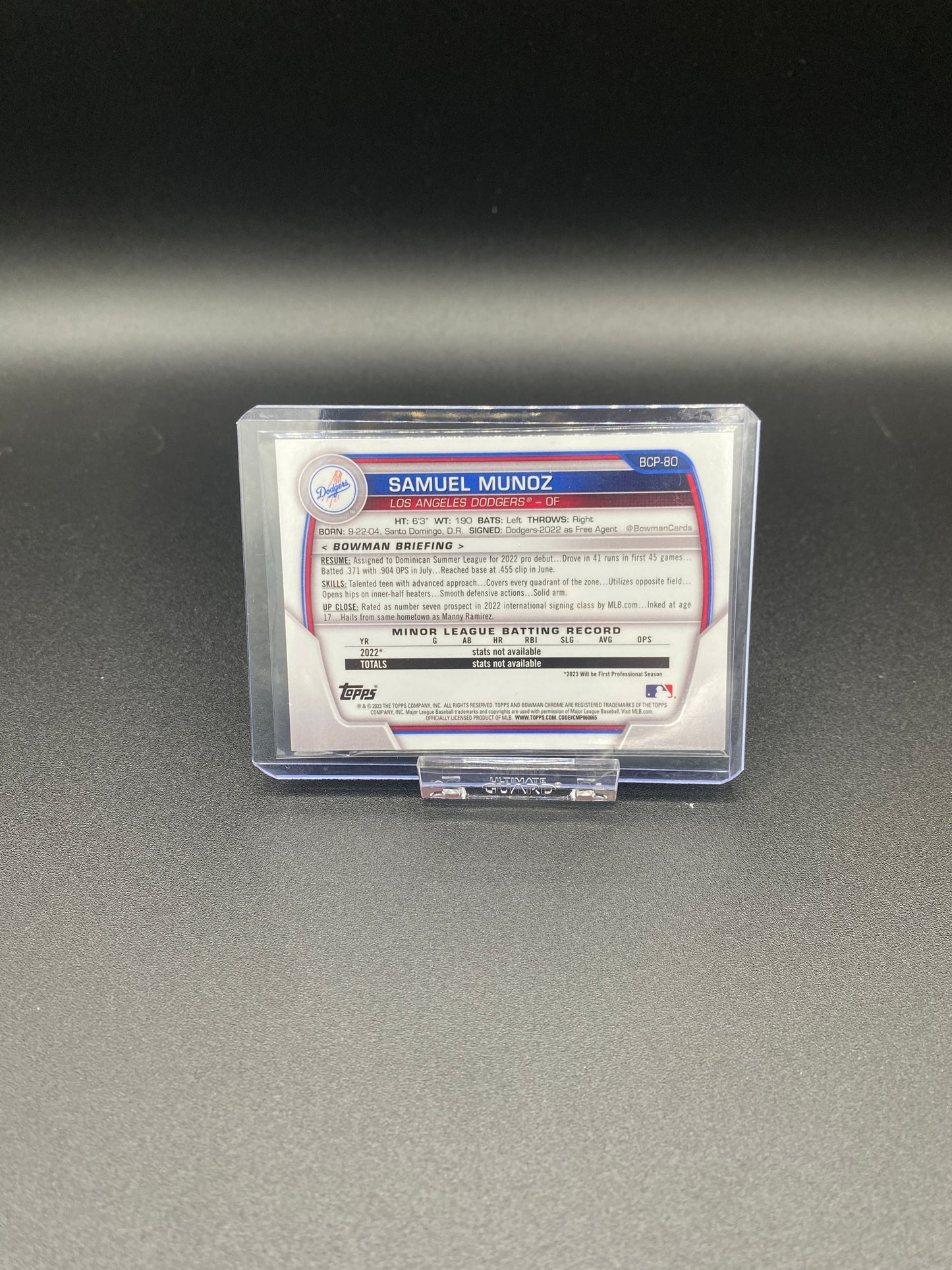 Samuel Munoz Bowman Chrome Purple 56/250