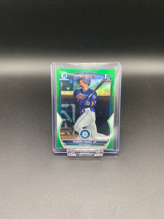 Robert Perez Jr 1st Bowman Chrome Green 55/99