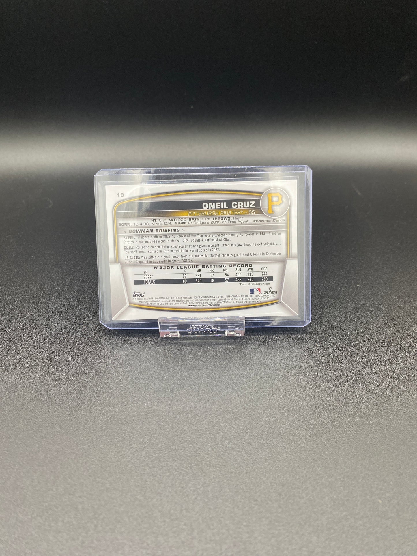 Oneil Cruz Bowman 2023 Green 90/99