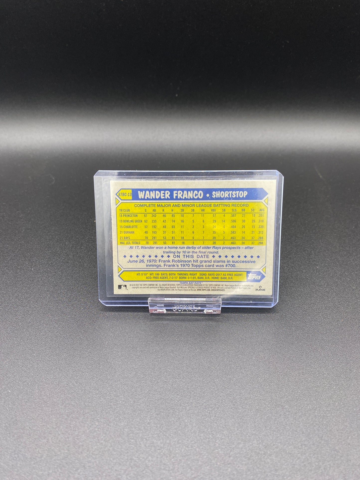 Wander Franco Topps Chrome Rookie Card