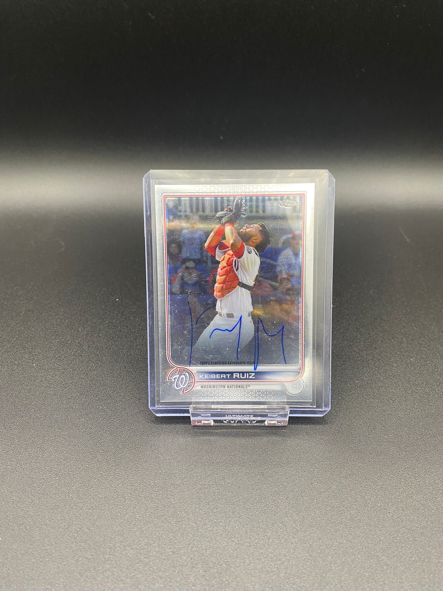 Keibert Ruiz Topps Chrome Autograph