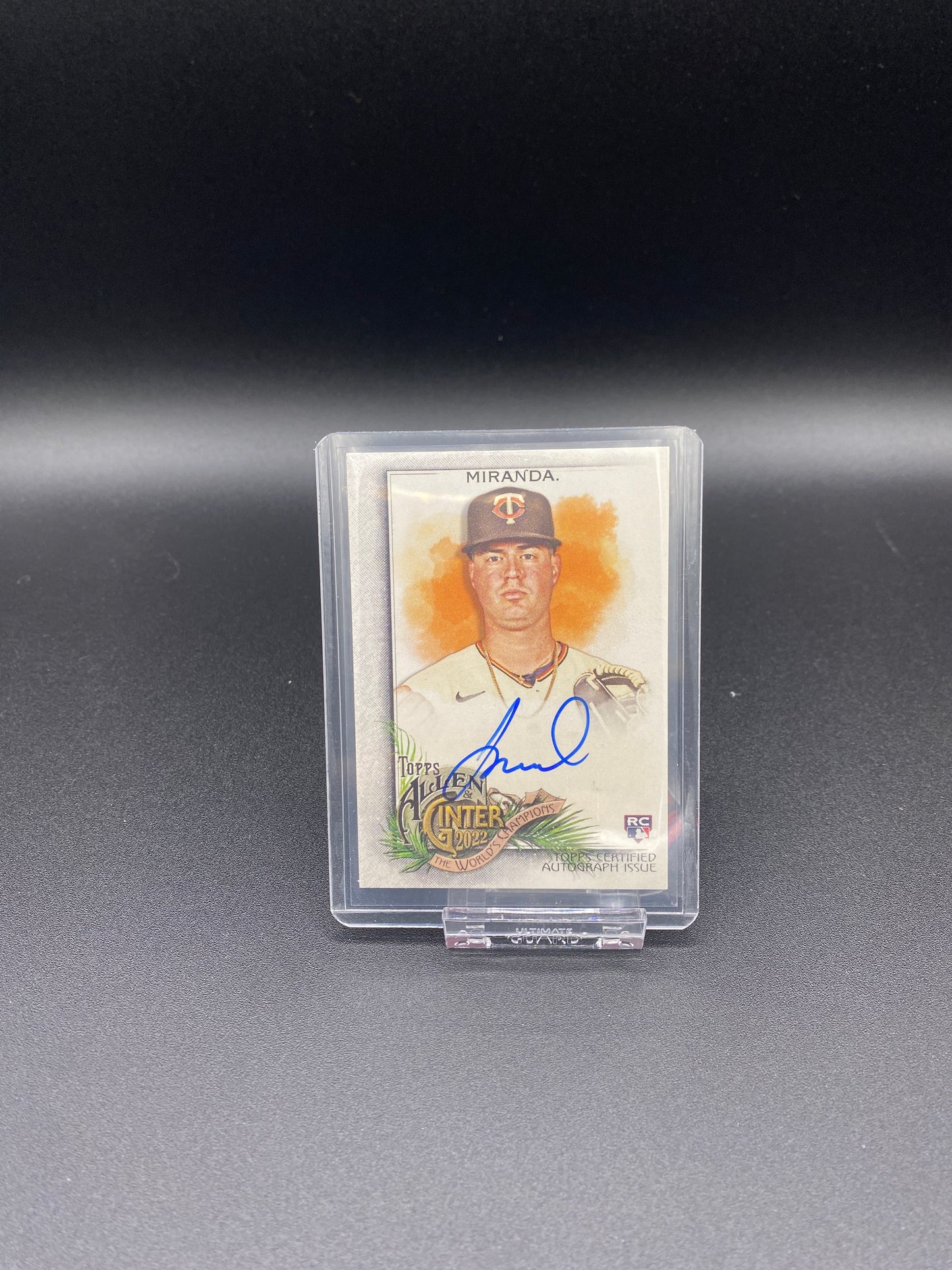 Jose Miranda Topps 2022 Allen & Ginter Autograph Rookie Card