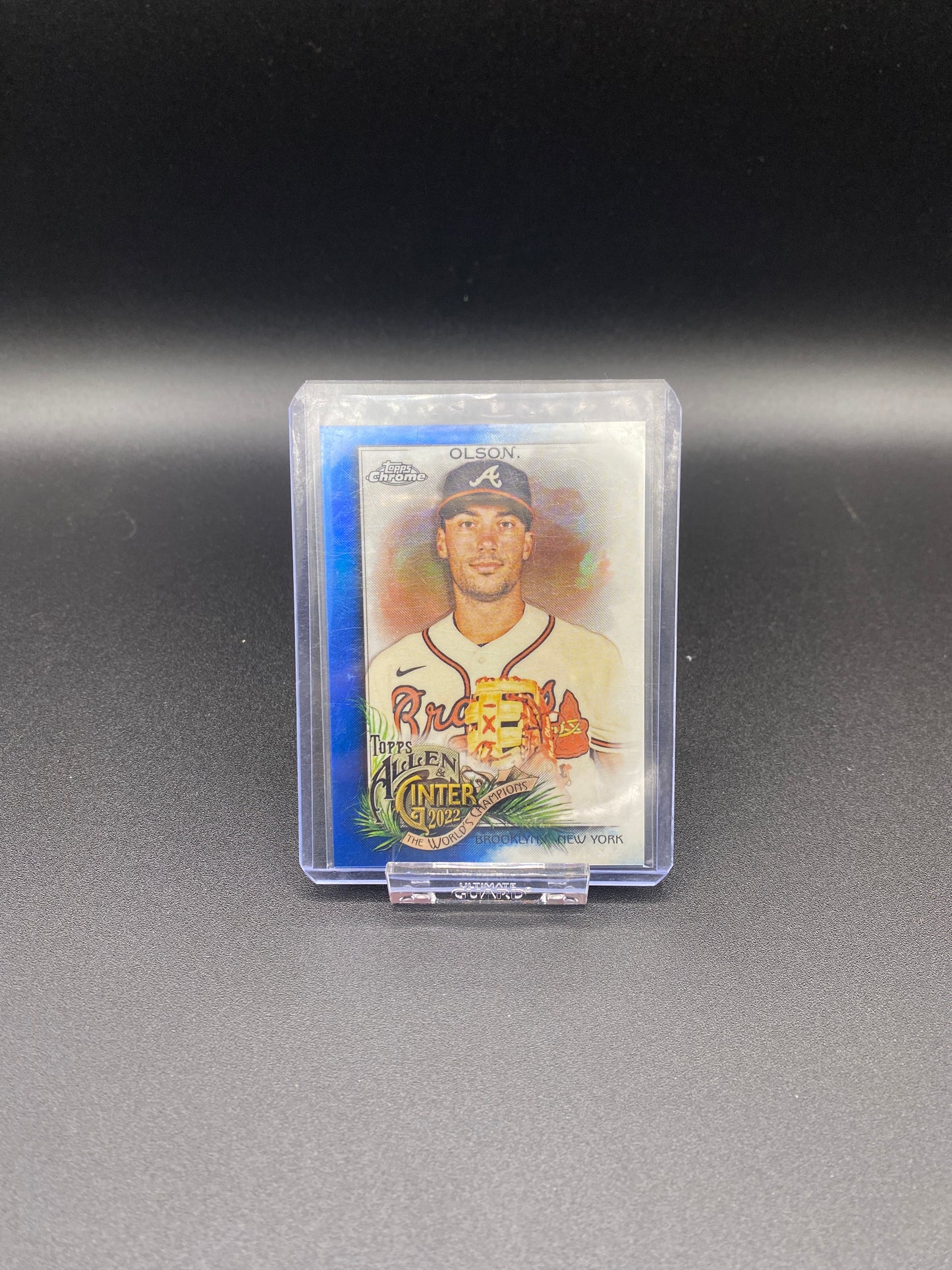 Matt Olson Topps Allen & Ginter Chrome Blue 53/150