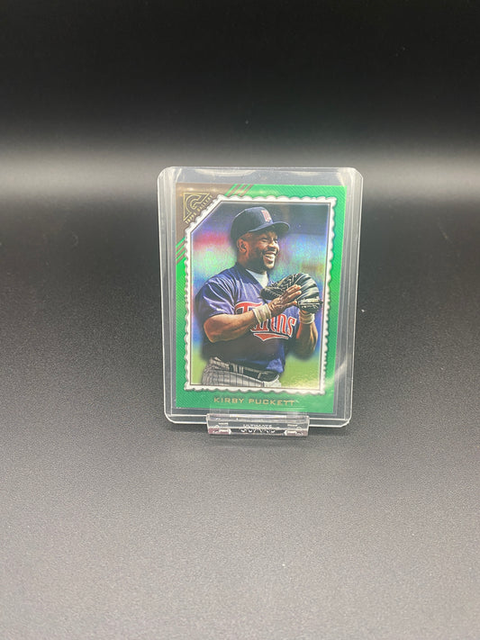 Kirby Puckett Topps Gallery Green 13/125