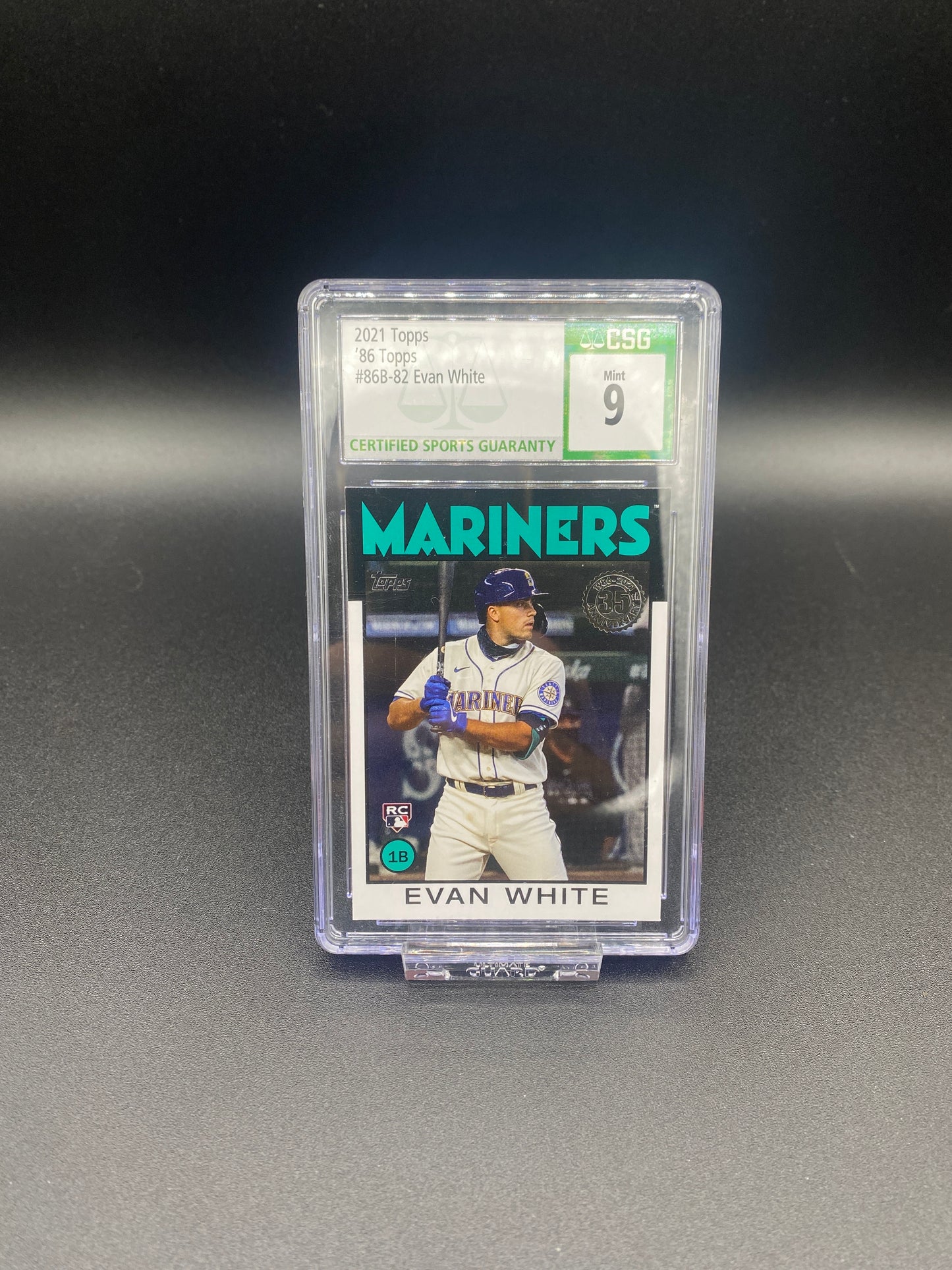 Evan White '86 Topps Rookie Card SGC Mint 9
