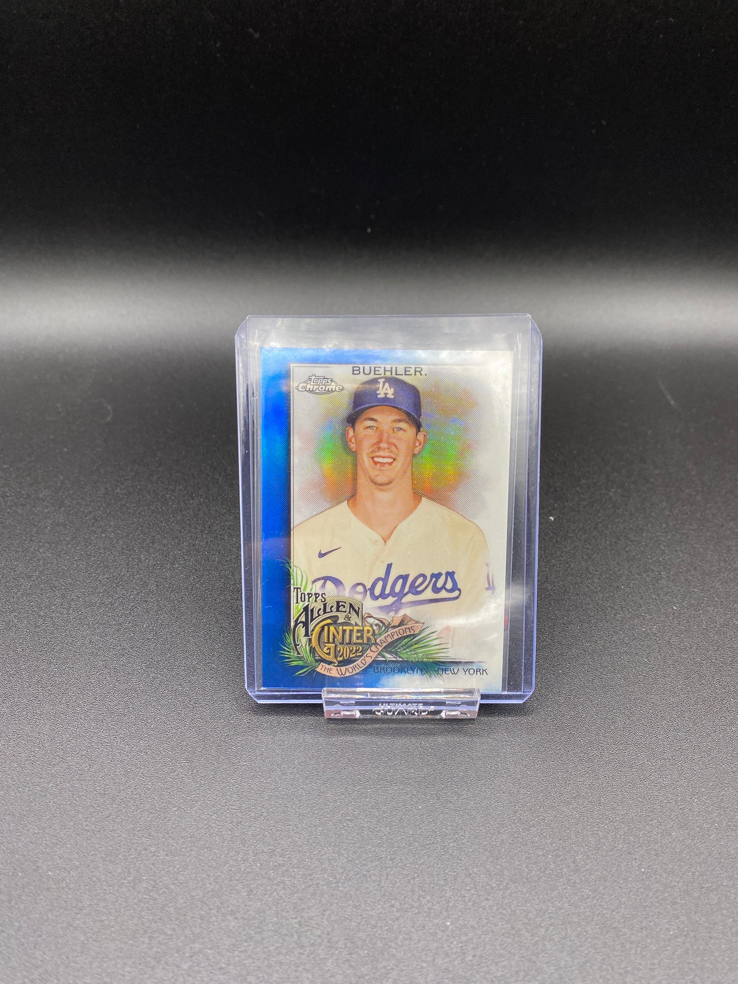 Walker Buehler Topps Chrome Allen & Ginter 2022 Blue Refactor 81/150