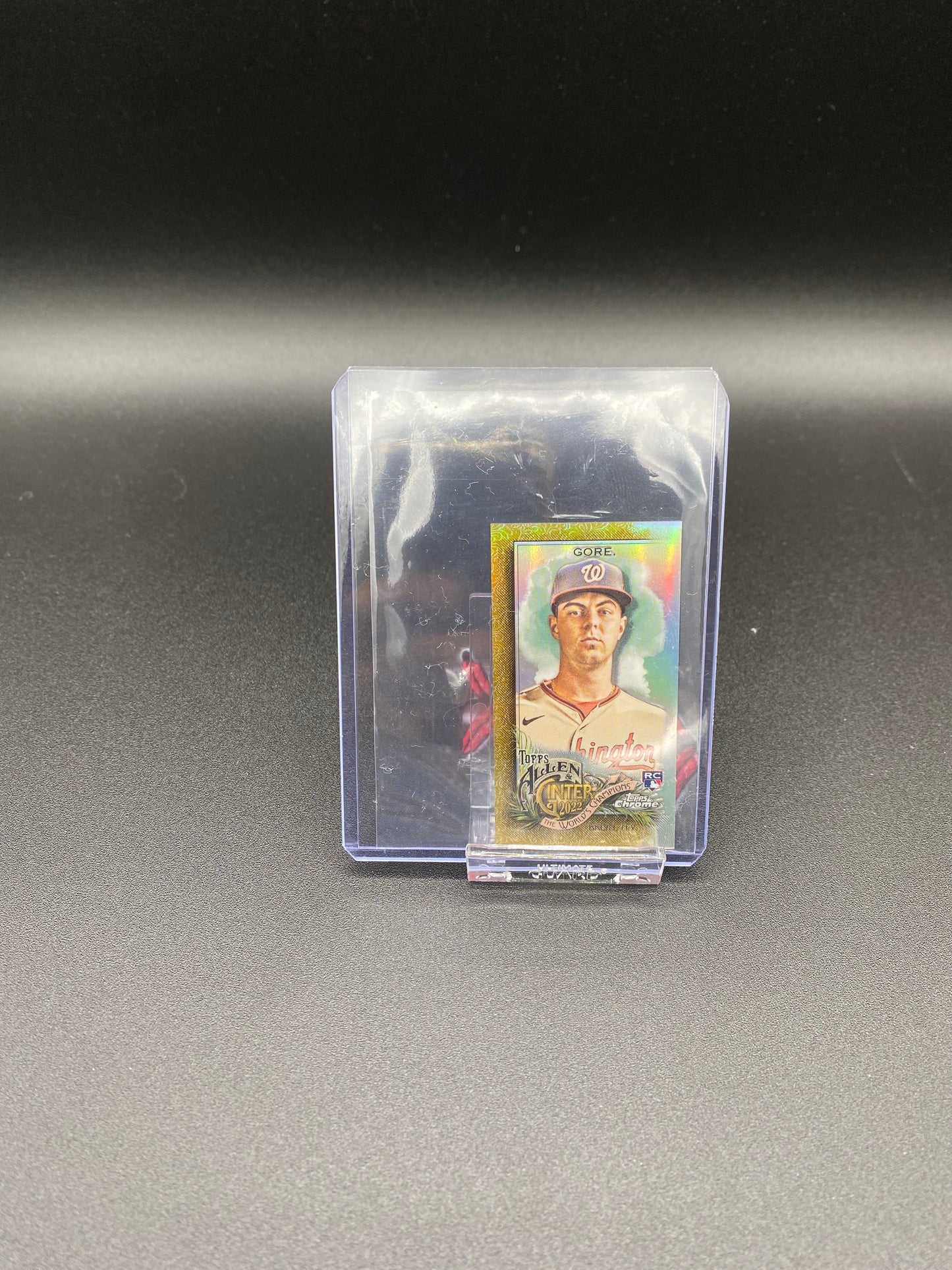 Mackenzie Gore Topps Chrome Allen & Ginter 2022 Mini Gold Refactor Rookie Card 6/50
