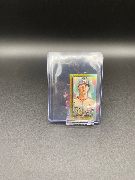 Mackenzie Gore Topps Chrome Allen & Ginter 2022 Mini Gold Refactor Rookie Card 6/50