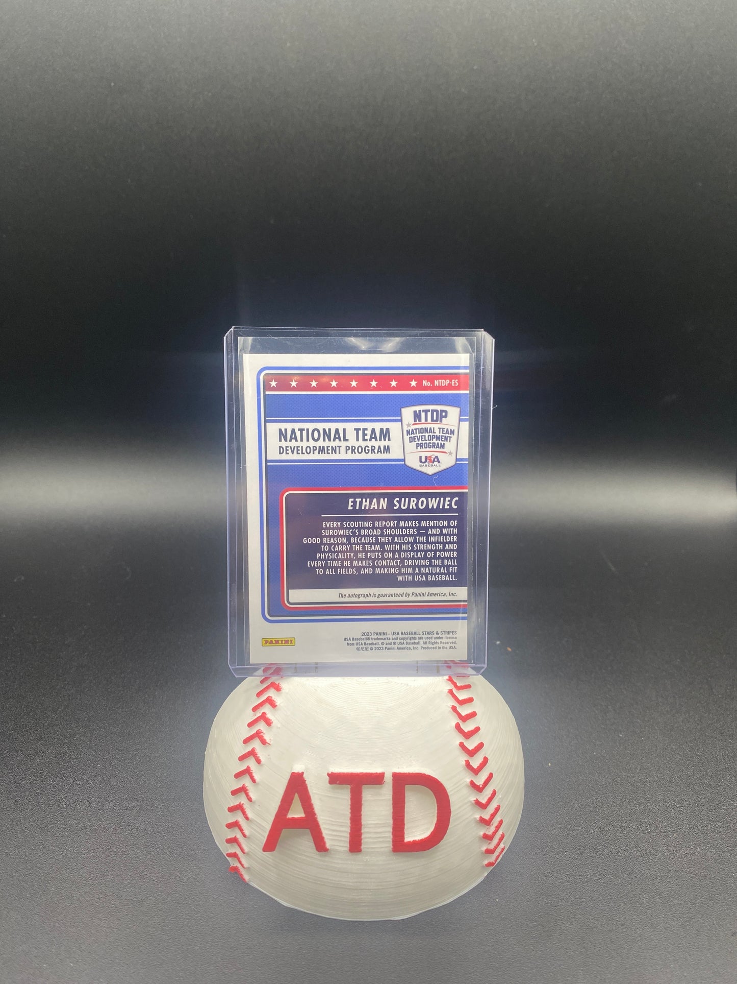 Ethan Surowiec USA Stars and Stripes Autograph