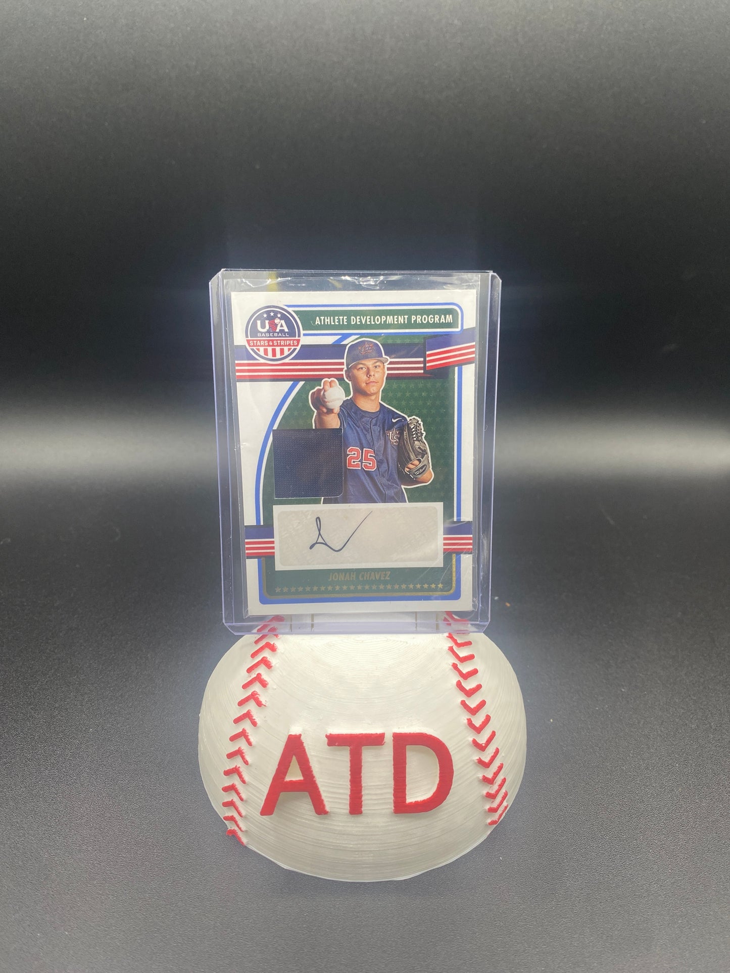 Jonah Chavez USA Stars and Stripes Jersey Patch Autograph