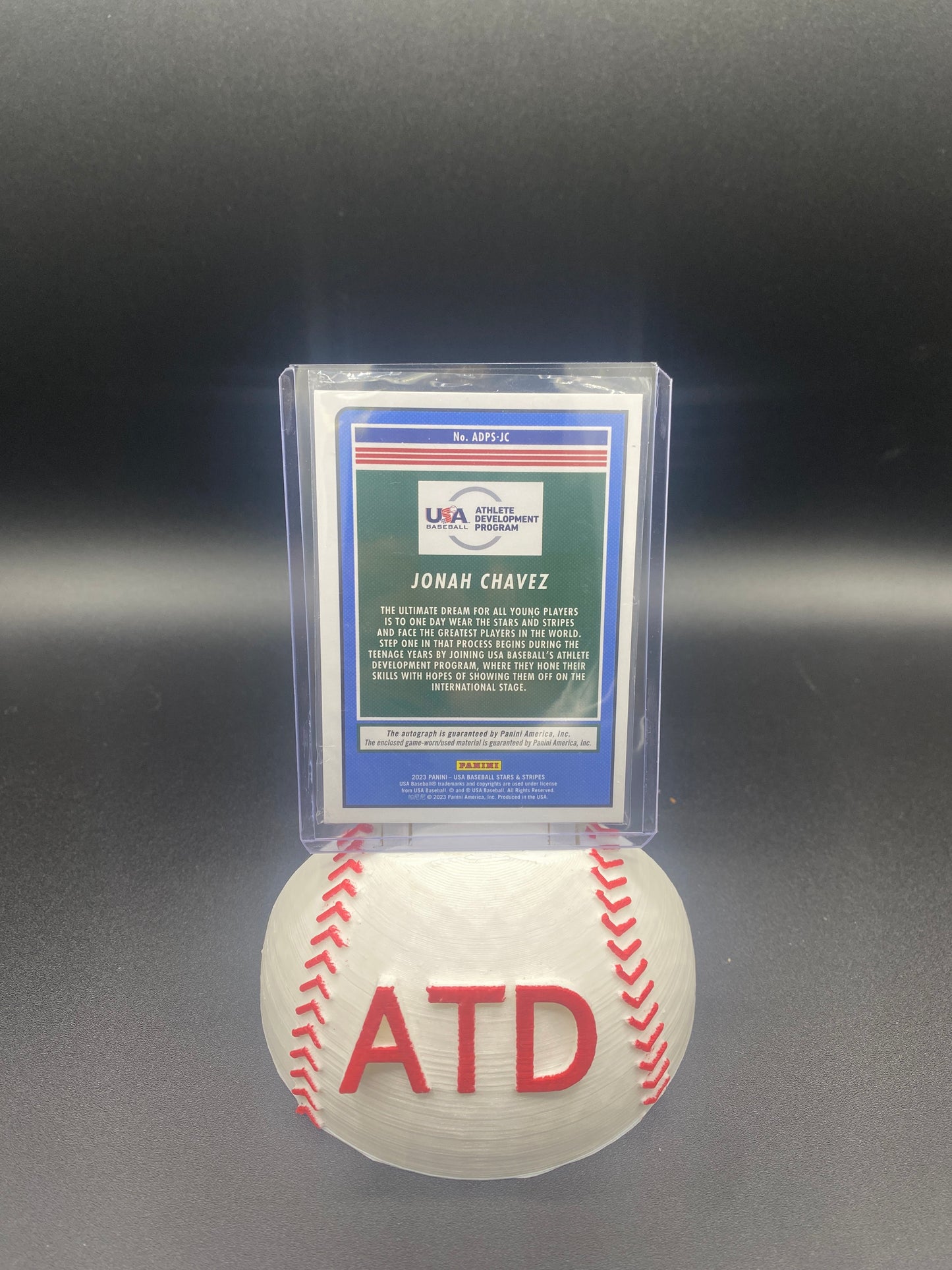 Jonah Chavez USA Stars and Stripes Jersey Patch Autograph