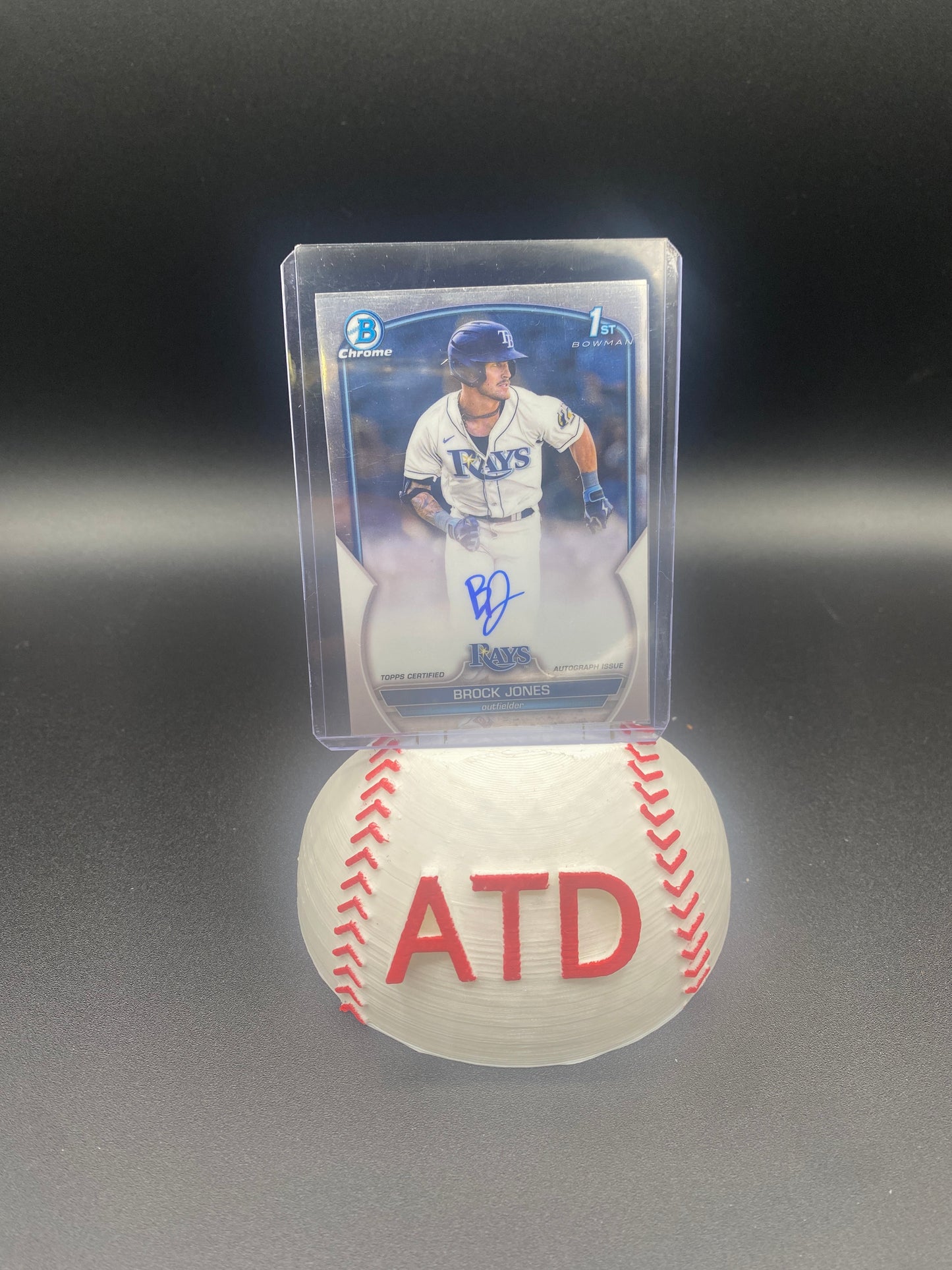 Brock Jones 1st Bowman Chrome Autograph