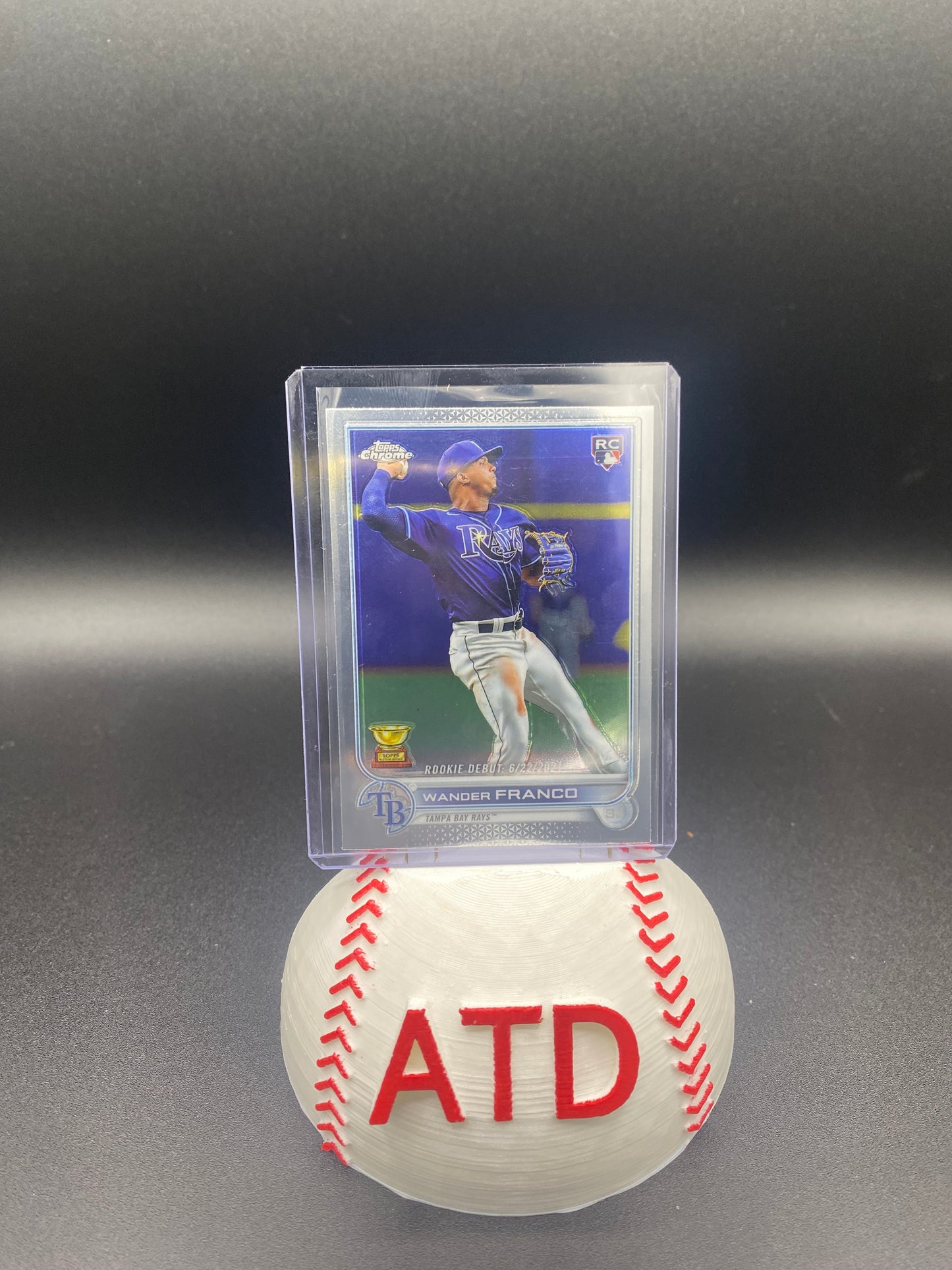 Wander Franco Topps Chrome Gold Trophy Rookie Card