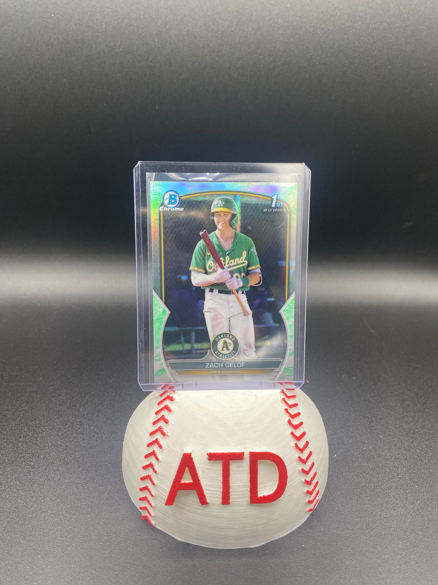 Zach Gelof 1st Bowman Chrome Lunar Green
