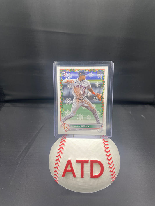 Jeremy Pena Holliday Edition Rookie Card