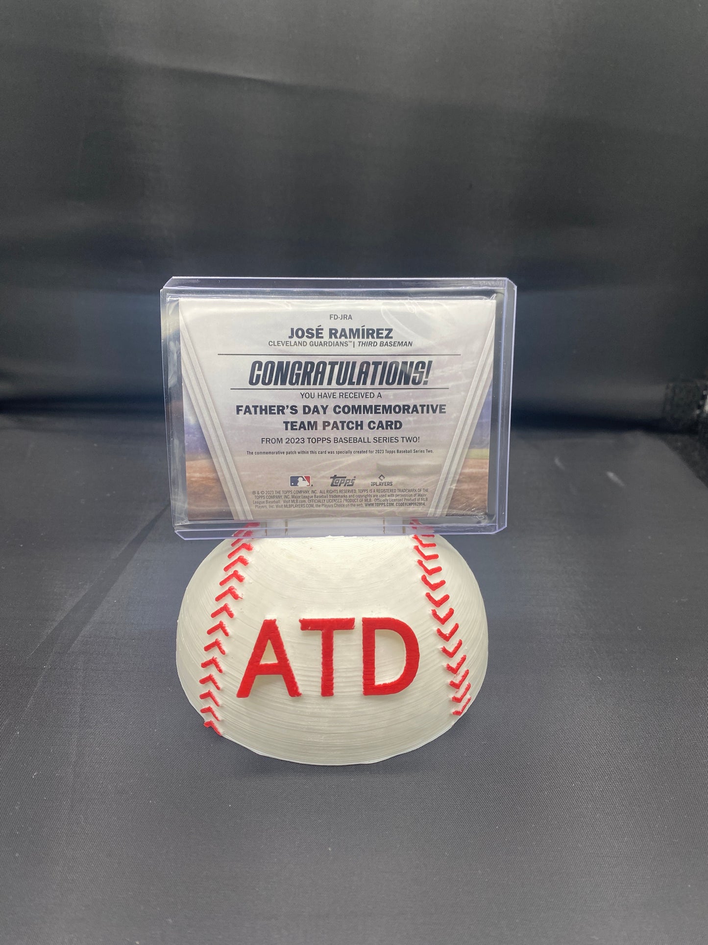 Jose Ramirez Topps Father's Day Team Patch