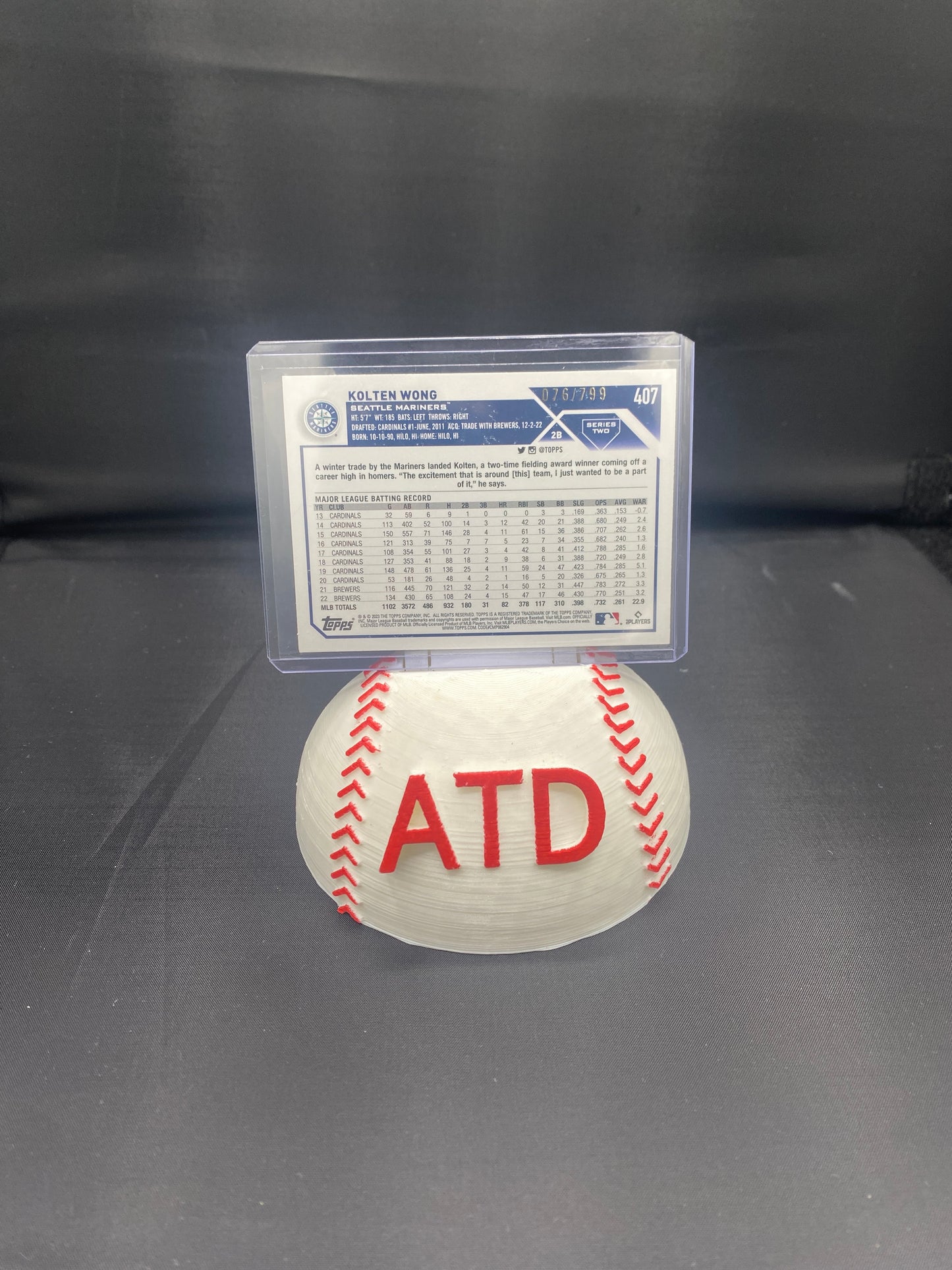 Kolten Wong Topps Series 2 Purple Foil 76/799