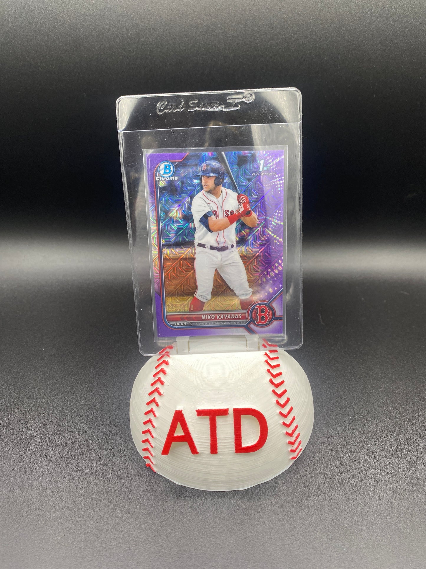Niko Kavadas 1st Bowman Chrome Purple Refactor