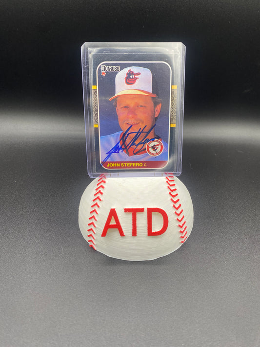 John Stefero Donruss 1987 Autograph