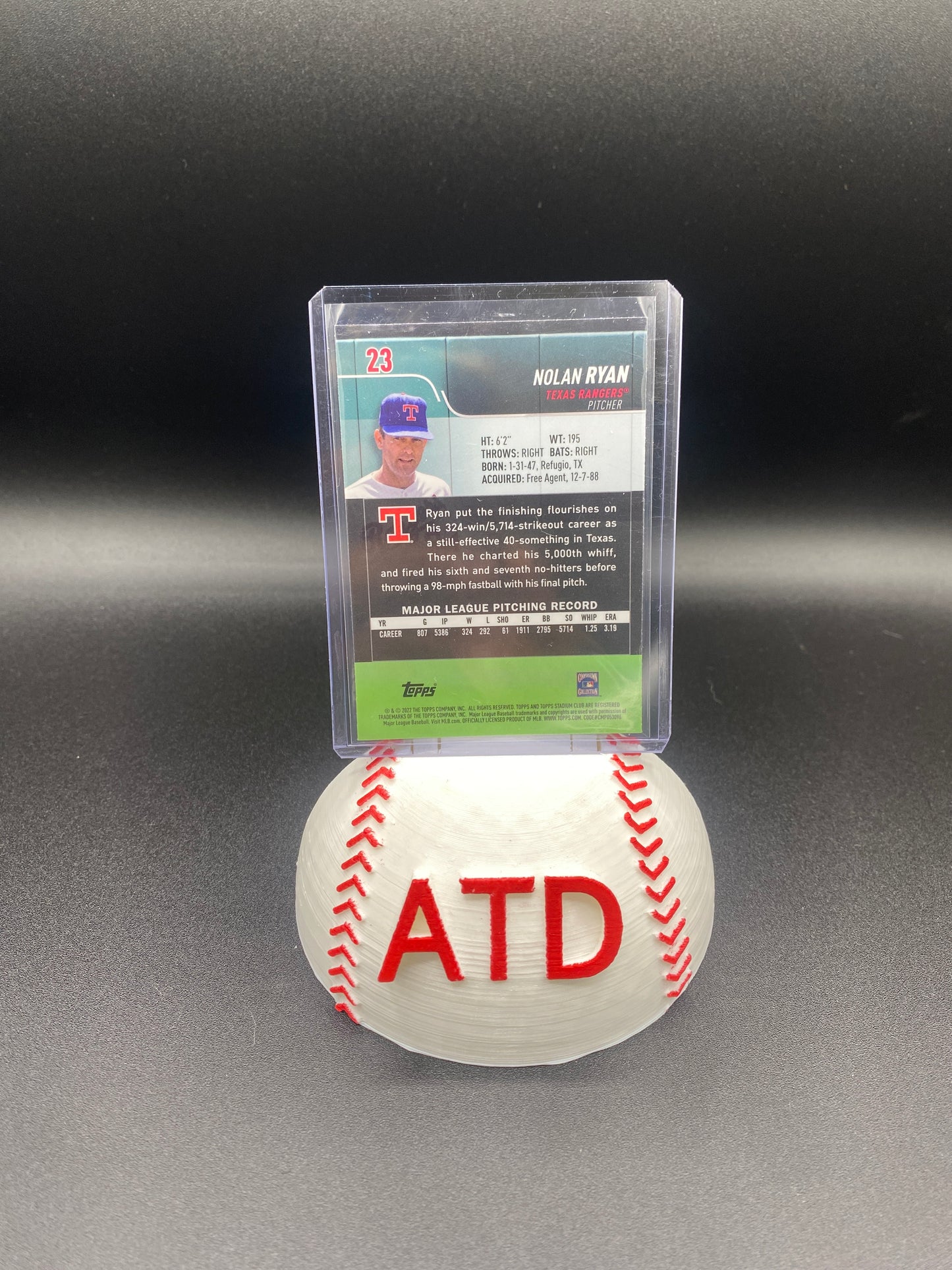 Nolan Ryan Topps Stadium Club Chrome