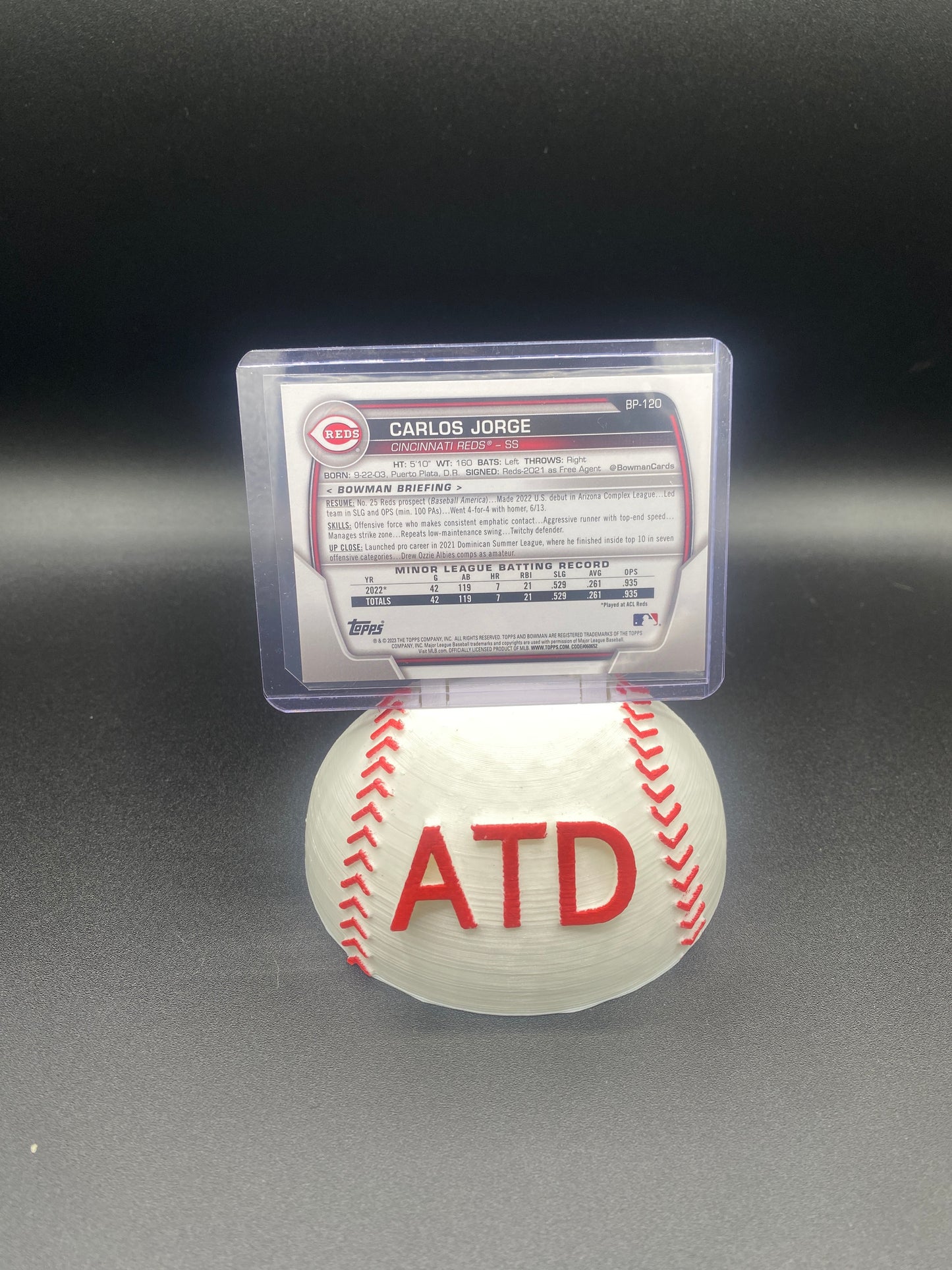 Carlos Jorge 1st Bowman Chrome Purple 42/250