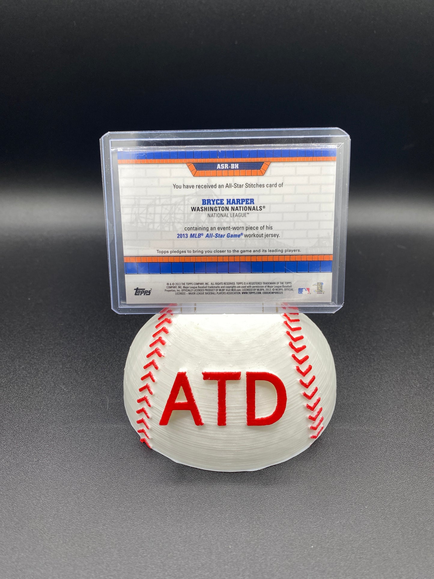 Bryce Harper All Star Stitches Event-Worn Workout Jersey ASR-BH