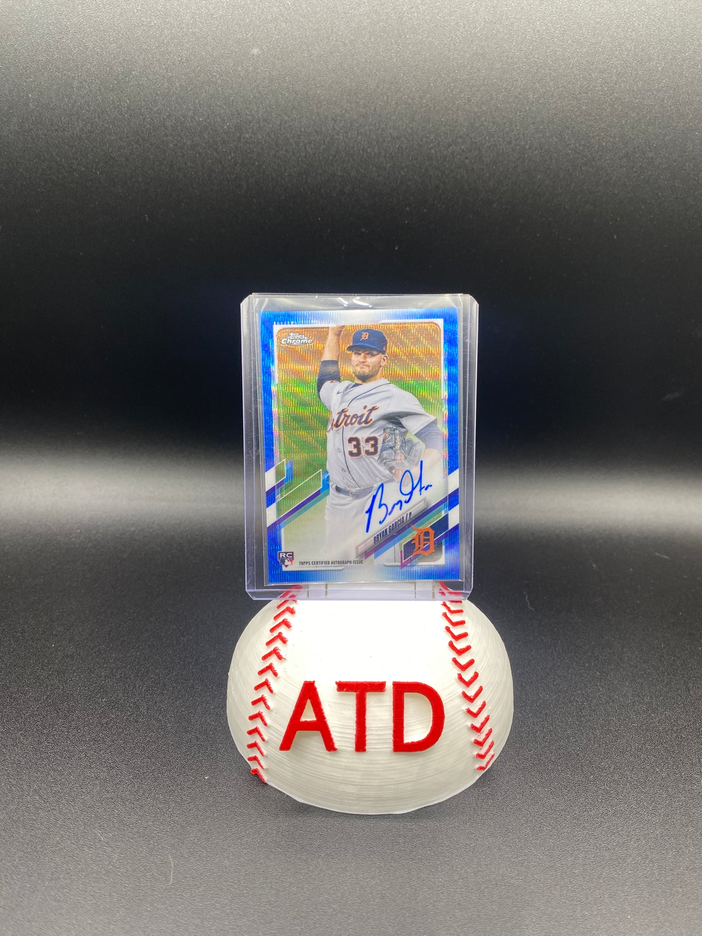 Bryan Garcia Topps Chrome Blue Rookie Autograph 115/150