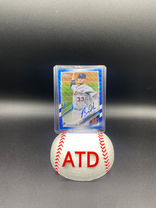 Bryan Garcia Topps Chrome Blue Rookie Autograph 115/150