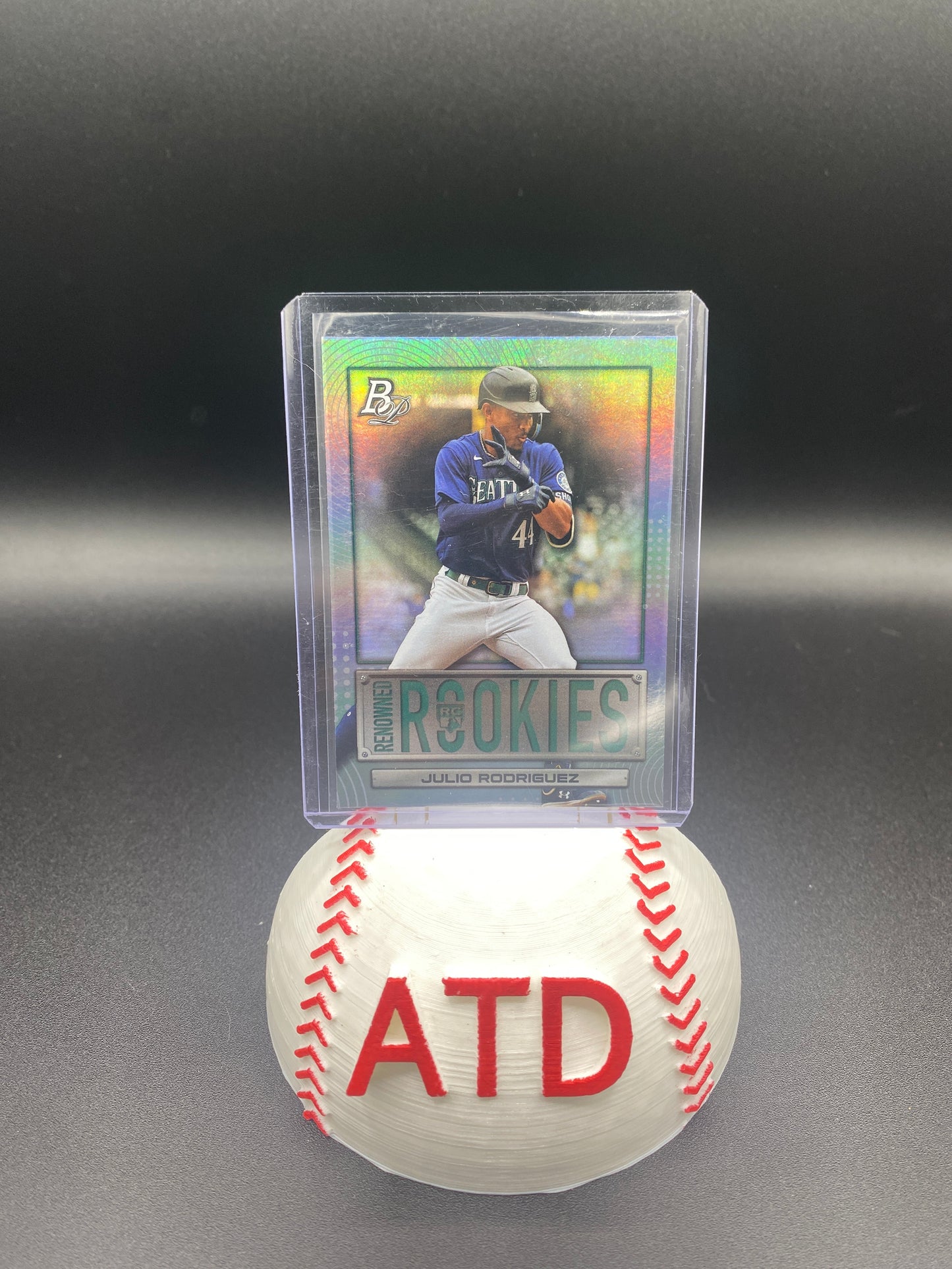 Julio Rodriguez Bowman Platinum Renowned Rookies