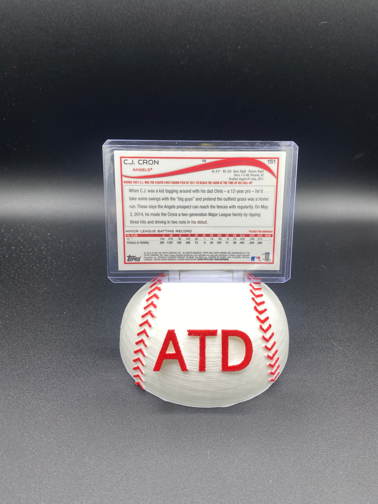 CJ Cron Topps Chrome Rookie Card
