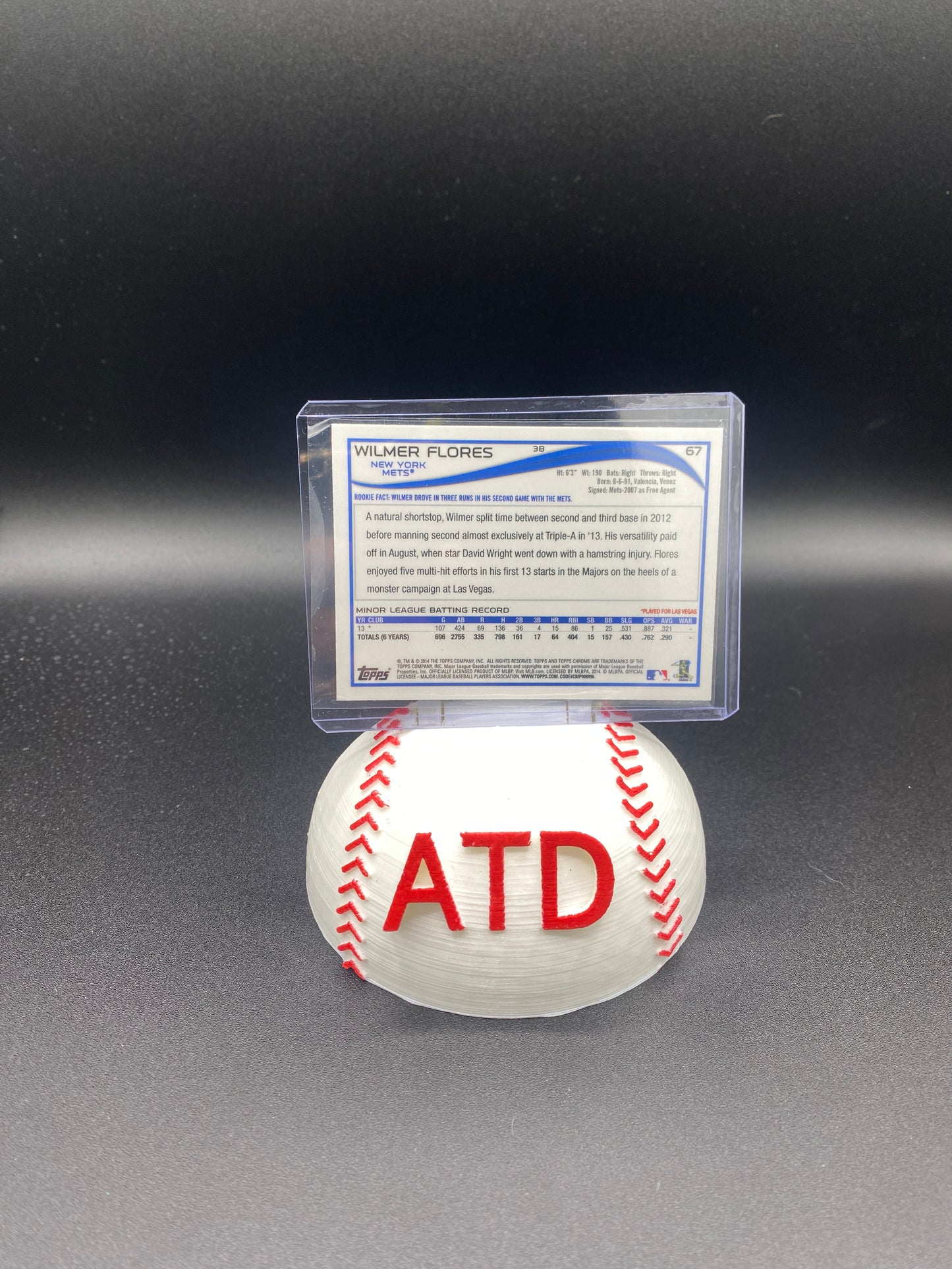 Wilmer Flores Topps Chrome Rookie Card