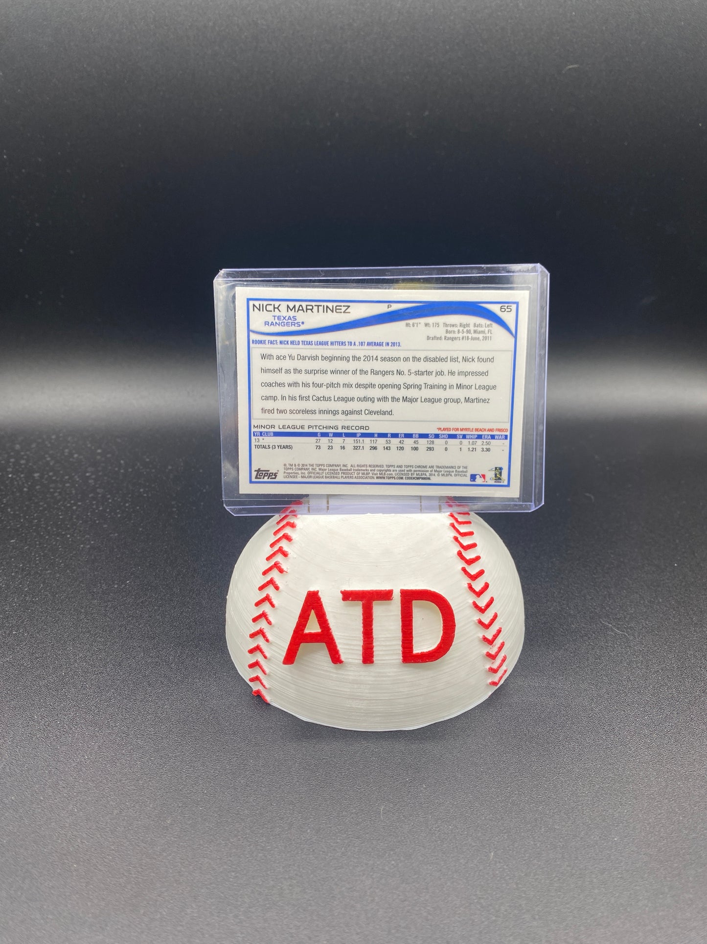 Nick Martinez Topps Chrome Rookie Card