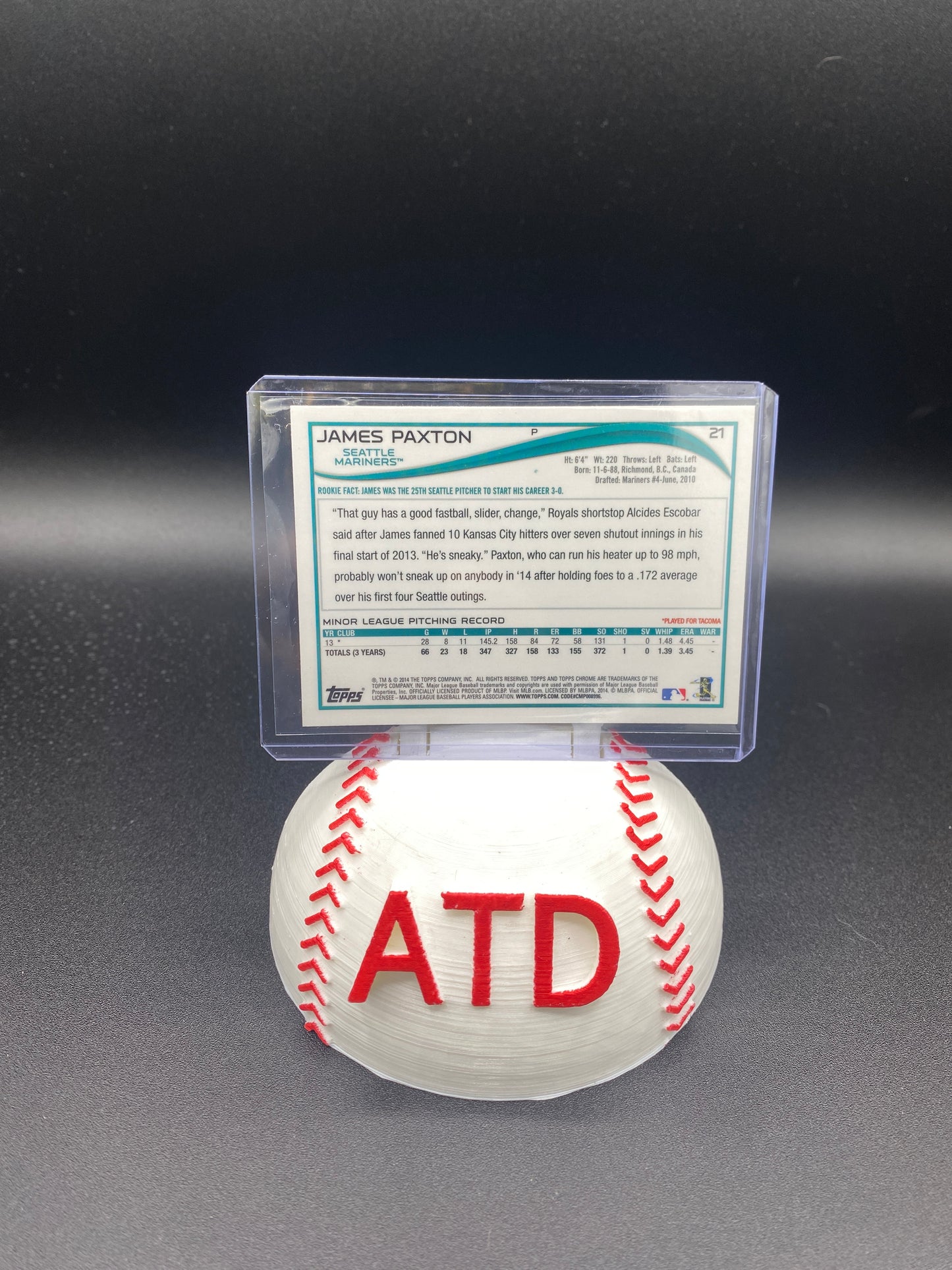 James Paxton Topps Chrome Rookie Card