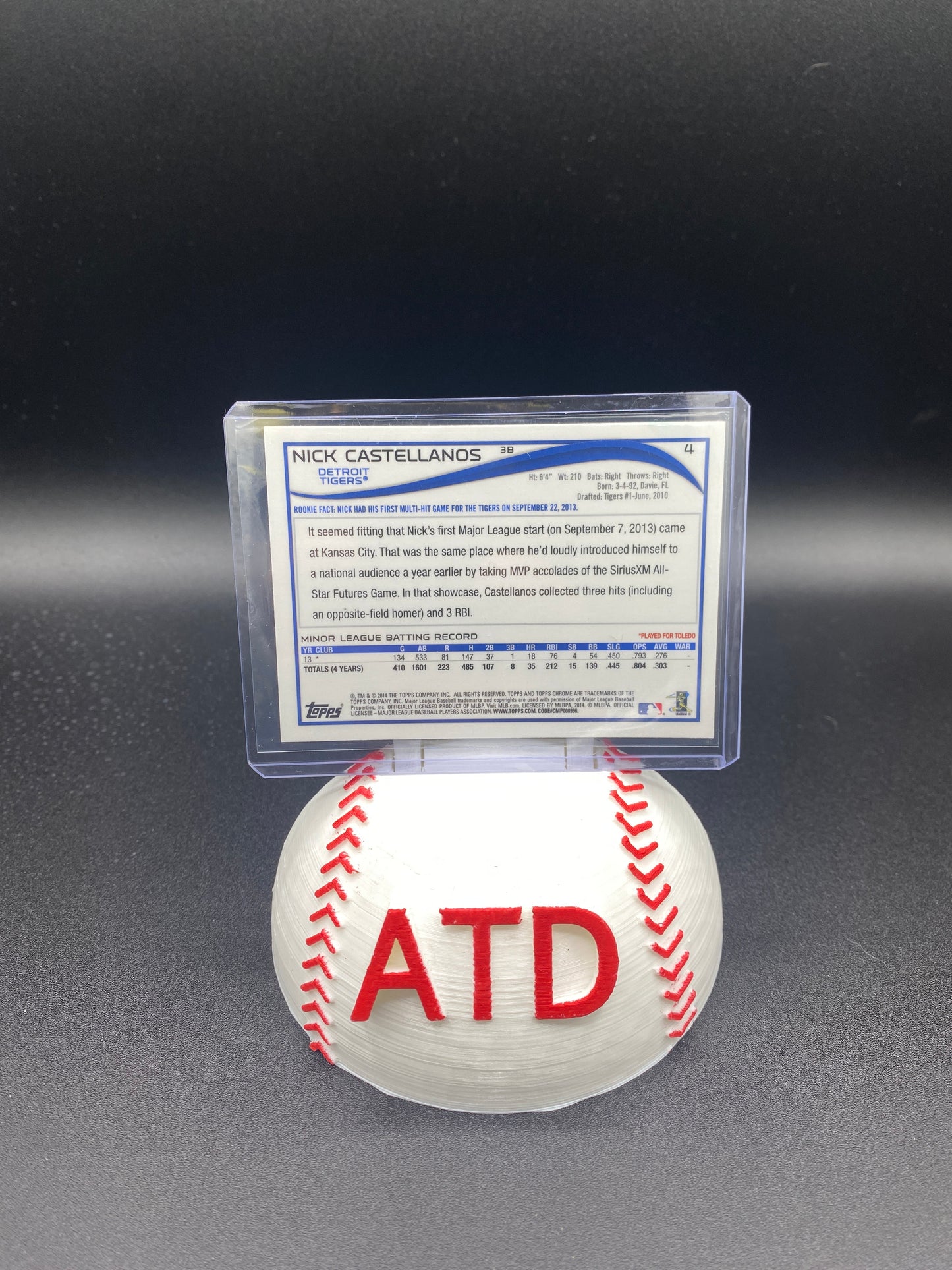 Nick Castellanos Topps Chrome Rookie Card