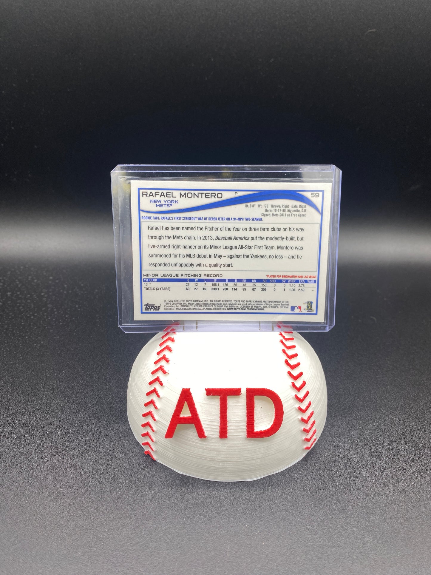 Rafael Montero Topps Chrome Rookie Card