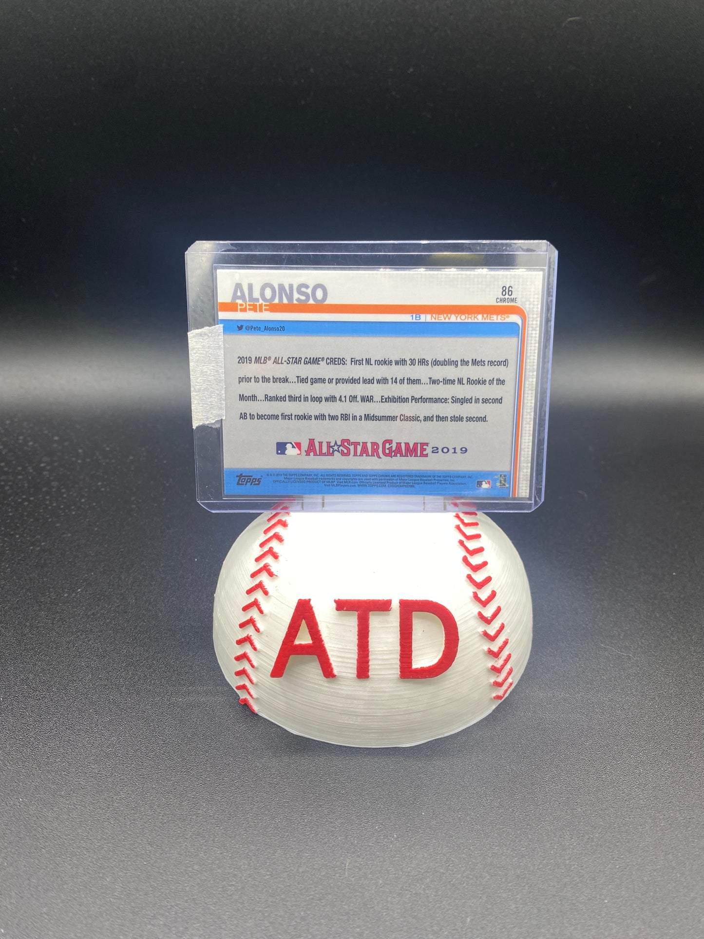 Pete Alonso Topps Chrome 2019 All Star Game Rookie Card