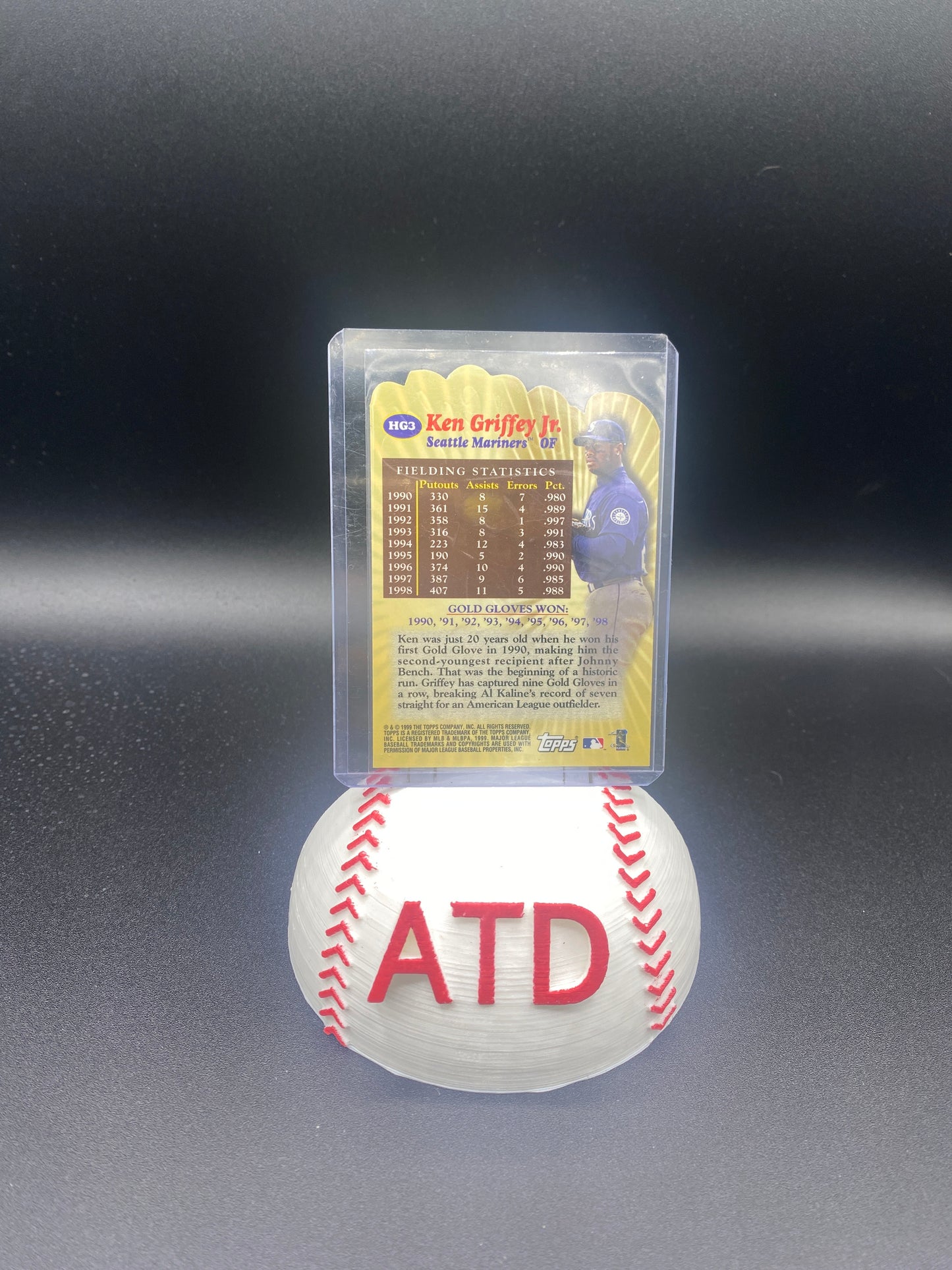 Ken Griffey Jr Topps Hands Of Gold