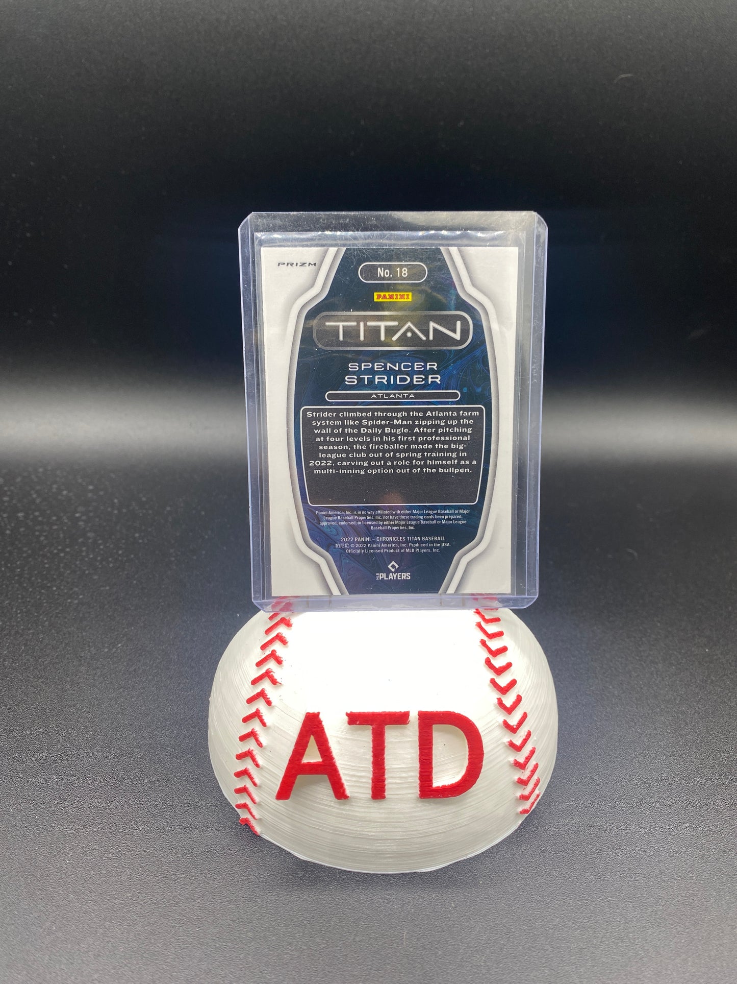 Spencer Strider Panini Titan Rookie Card