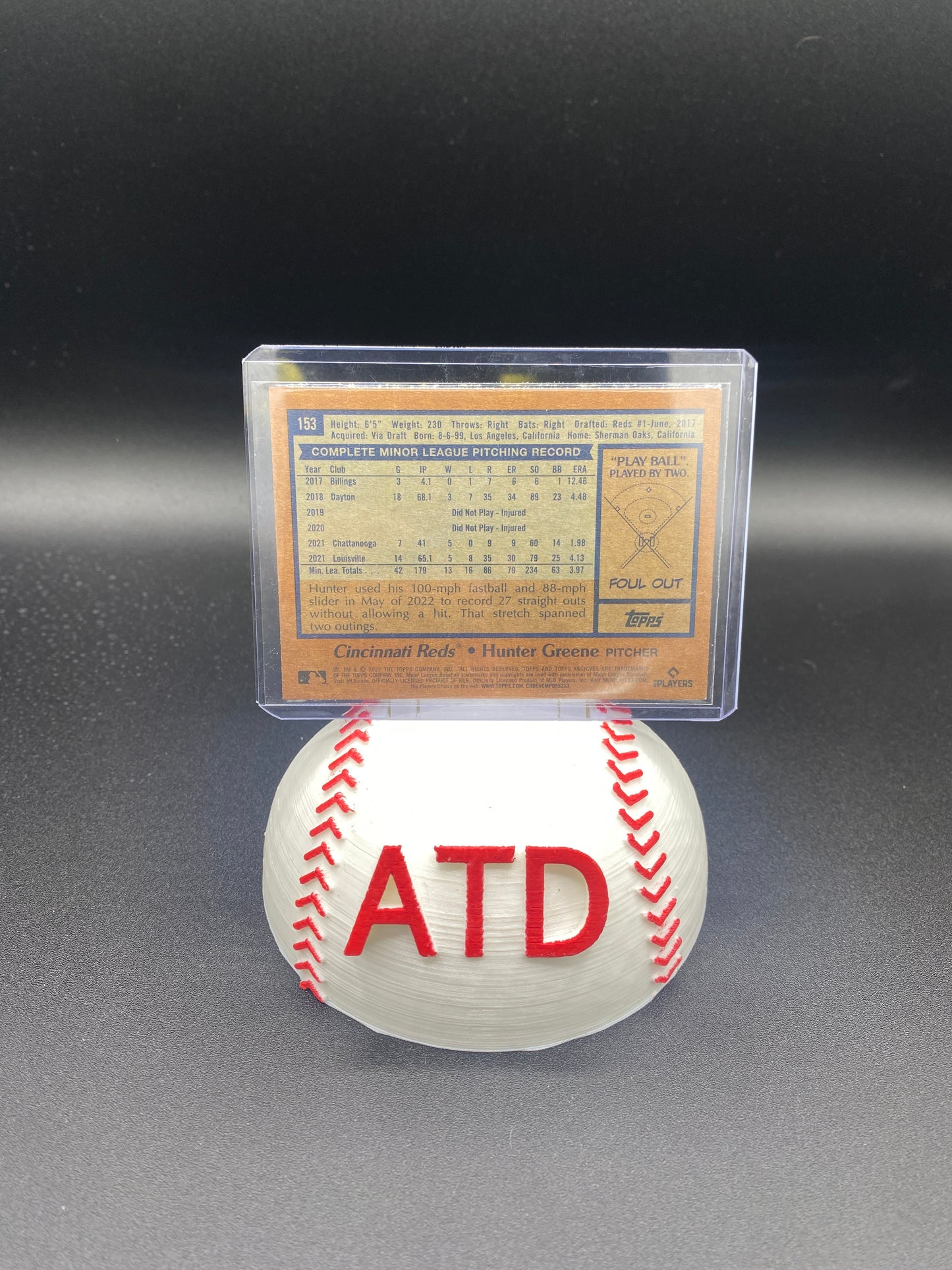 Hunter Greene Rookie Card