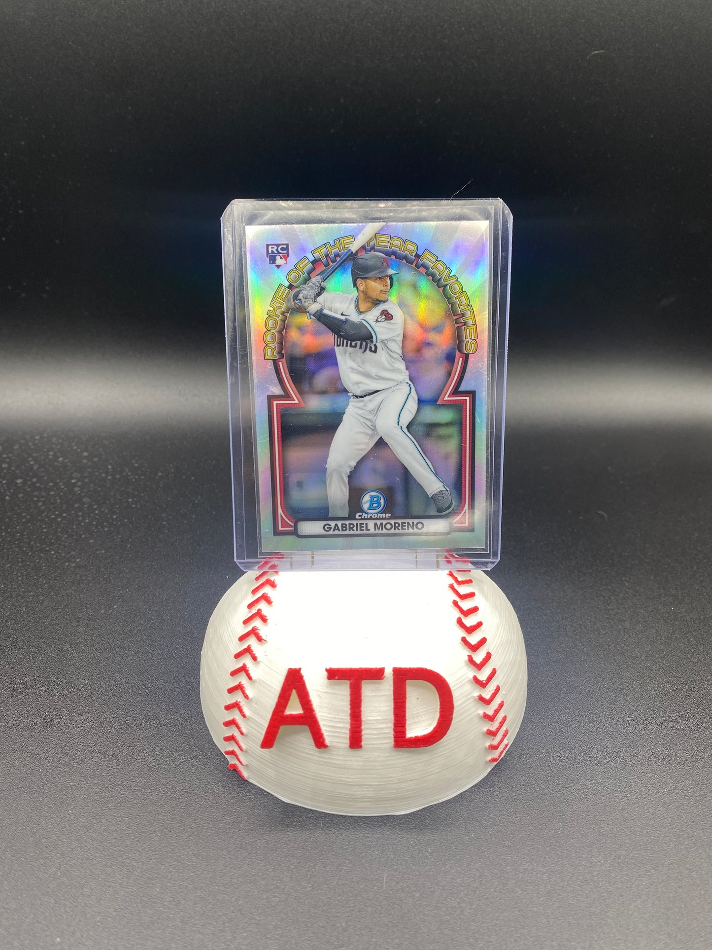 Gabriel Moreno Bowman Chrome Rookie Of The Year Favorites Rookie Card