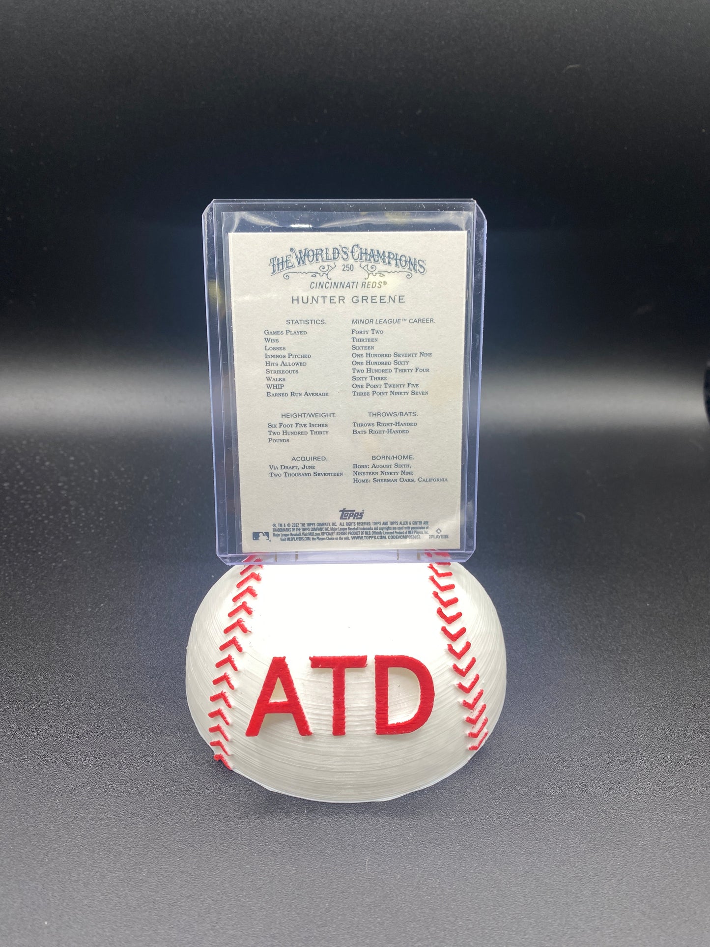 Hunter Greene Topps Allen & Ginter Rookie Card