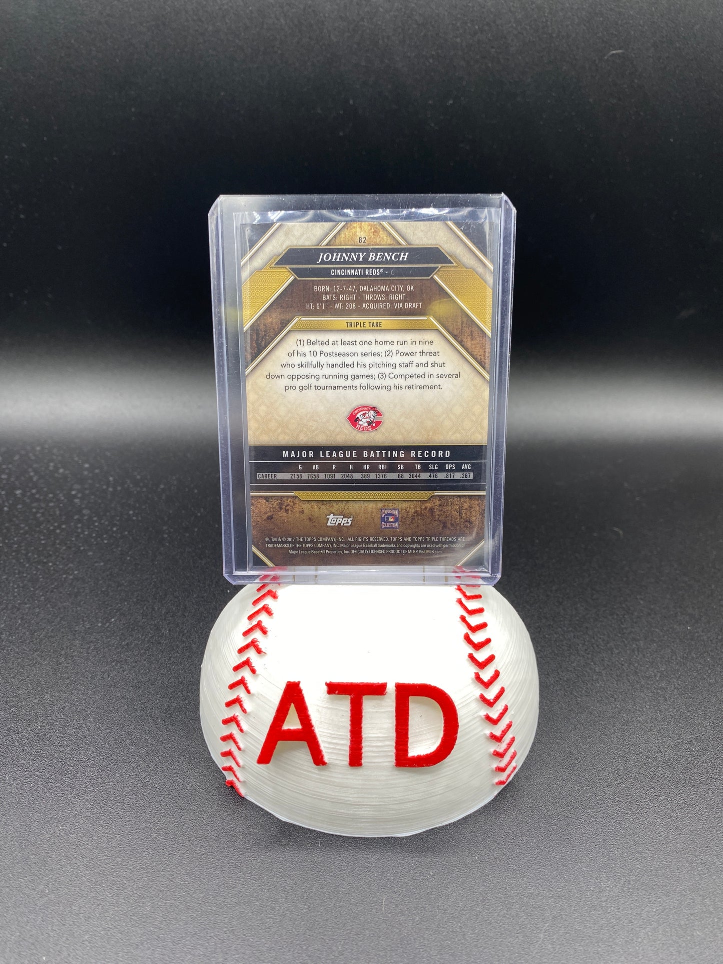 Johnny Bench Topps Cooperstown Collection 97/99