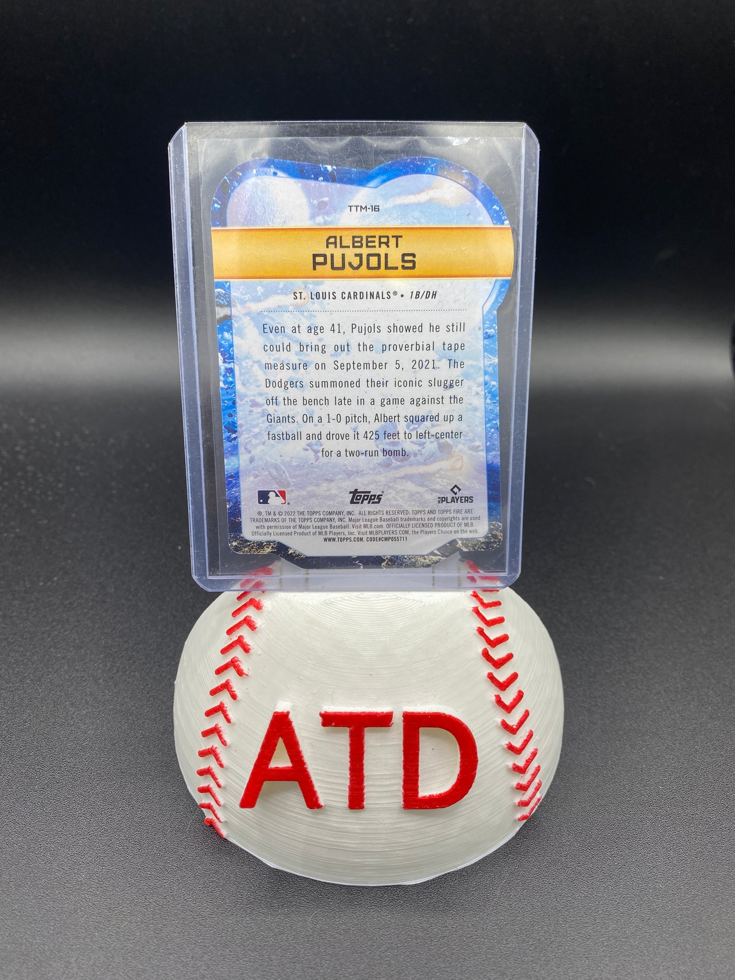 Albert Pujols Topps To The Moon