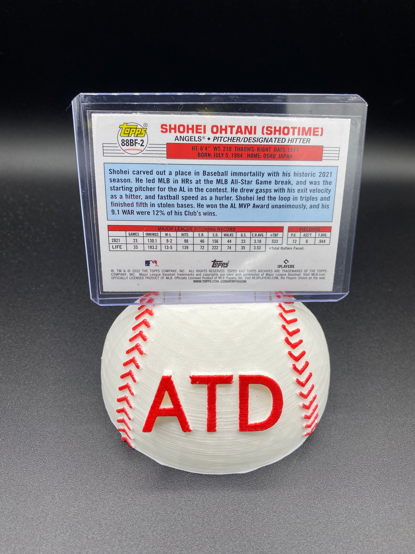 Shohei Ohtani (Shotime) Topps Chrome